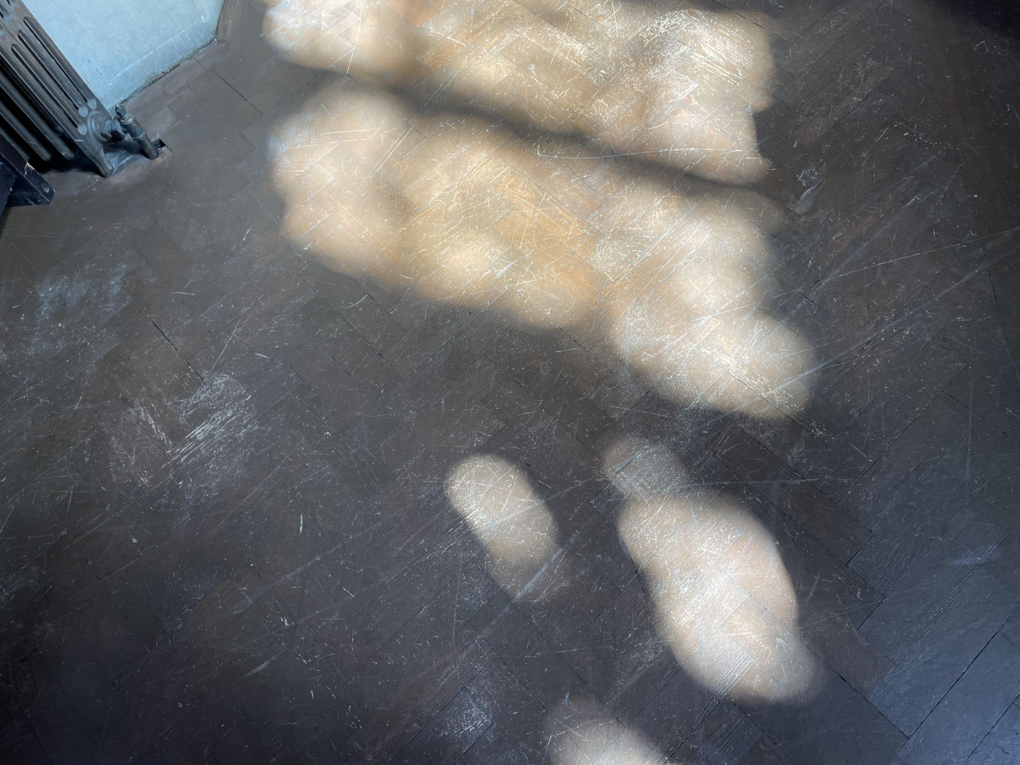 Floor condition before work at NW3