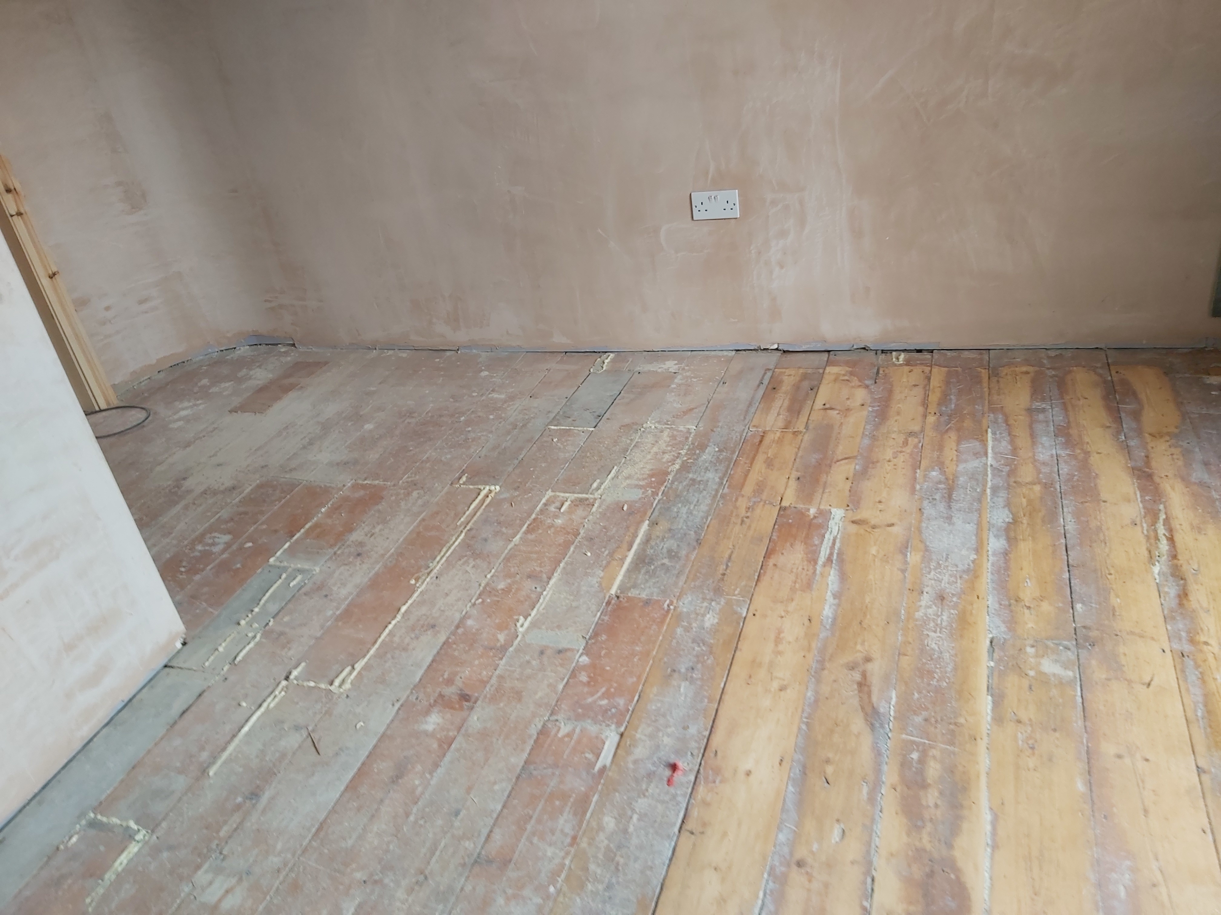 Engineered Wood floor after sanding work in NW3