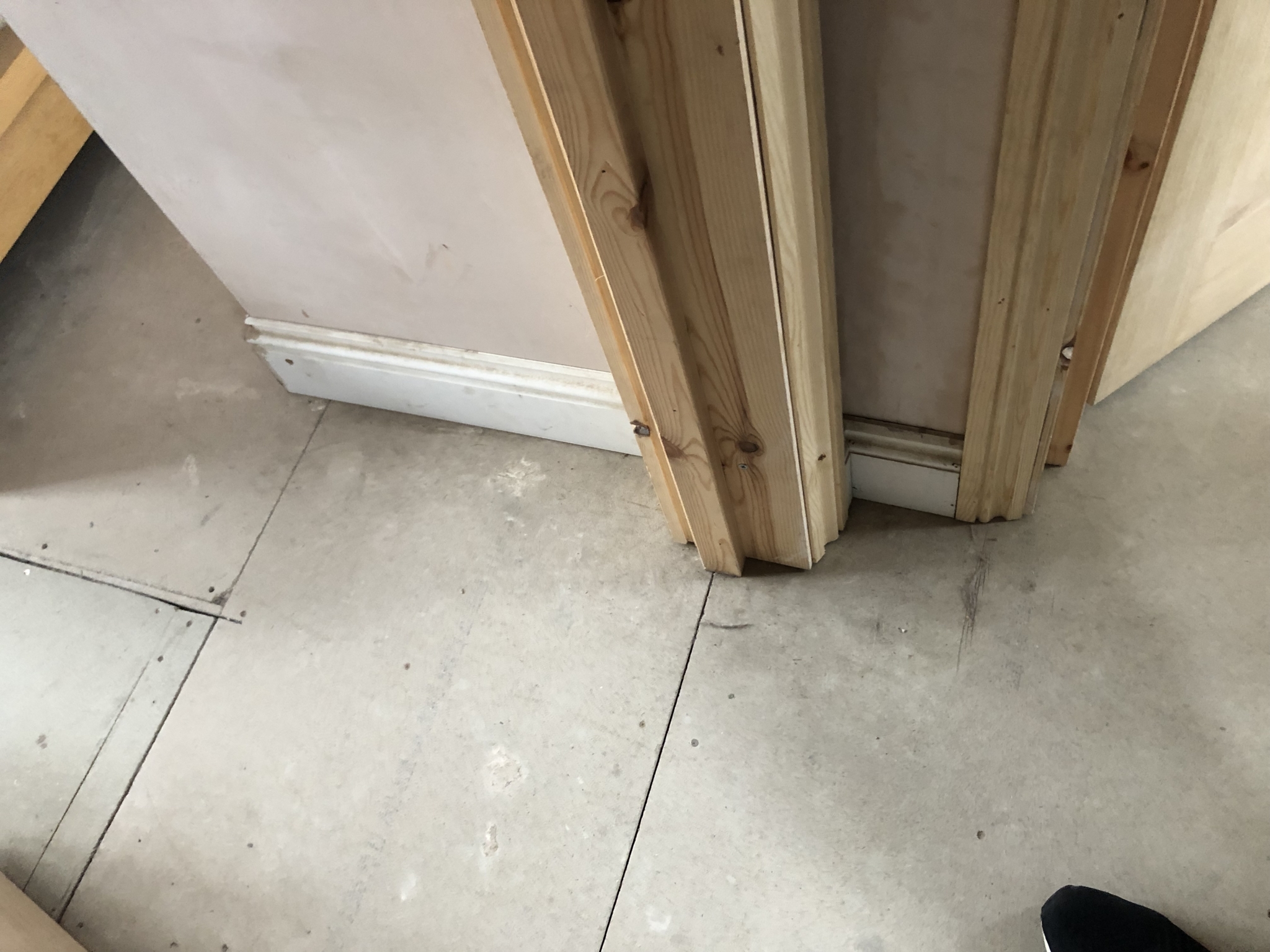 Floor condition before work at NW3