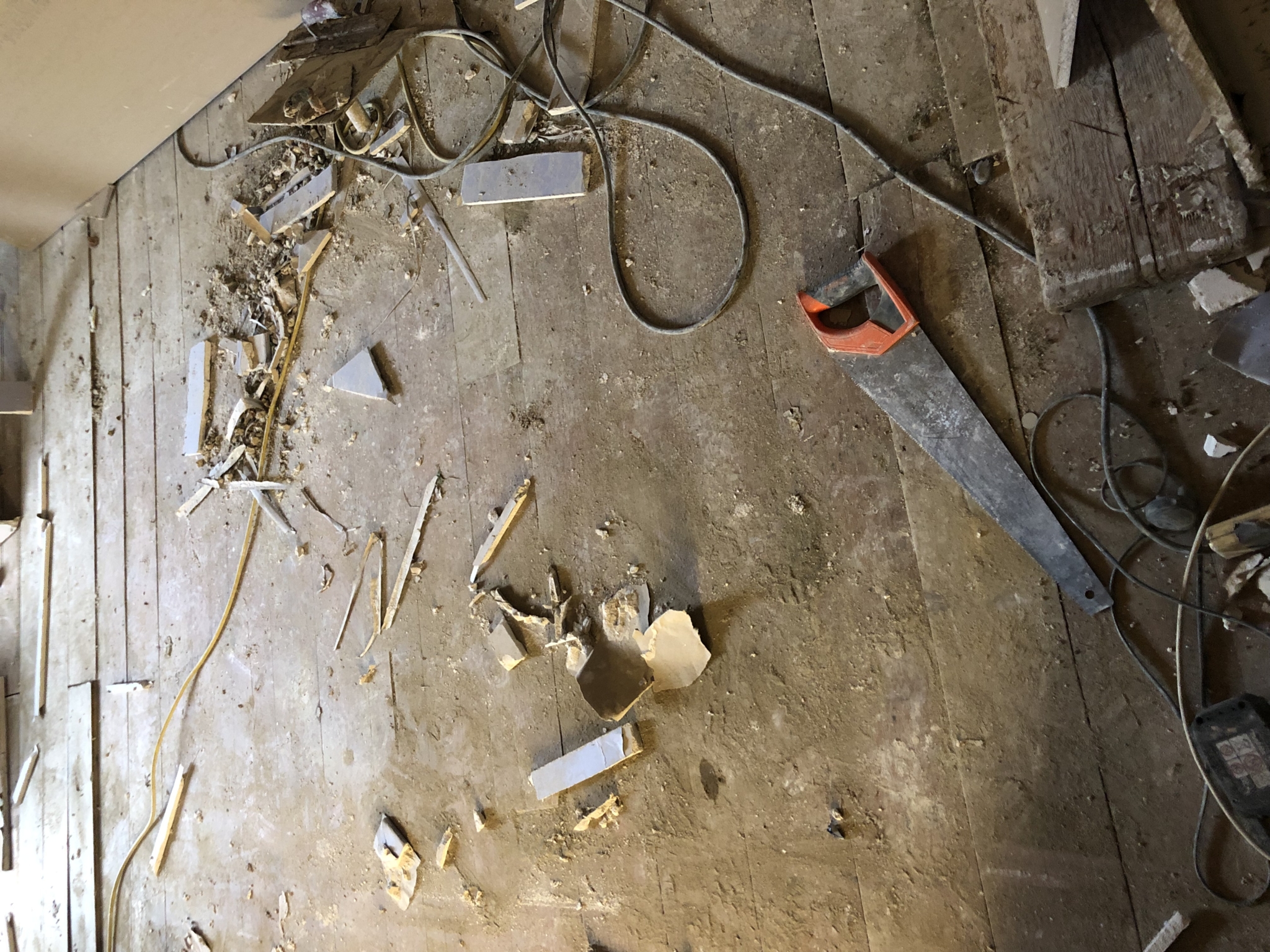 Floor condition before work at NW3