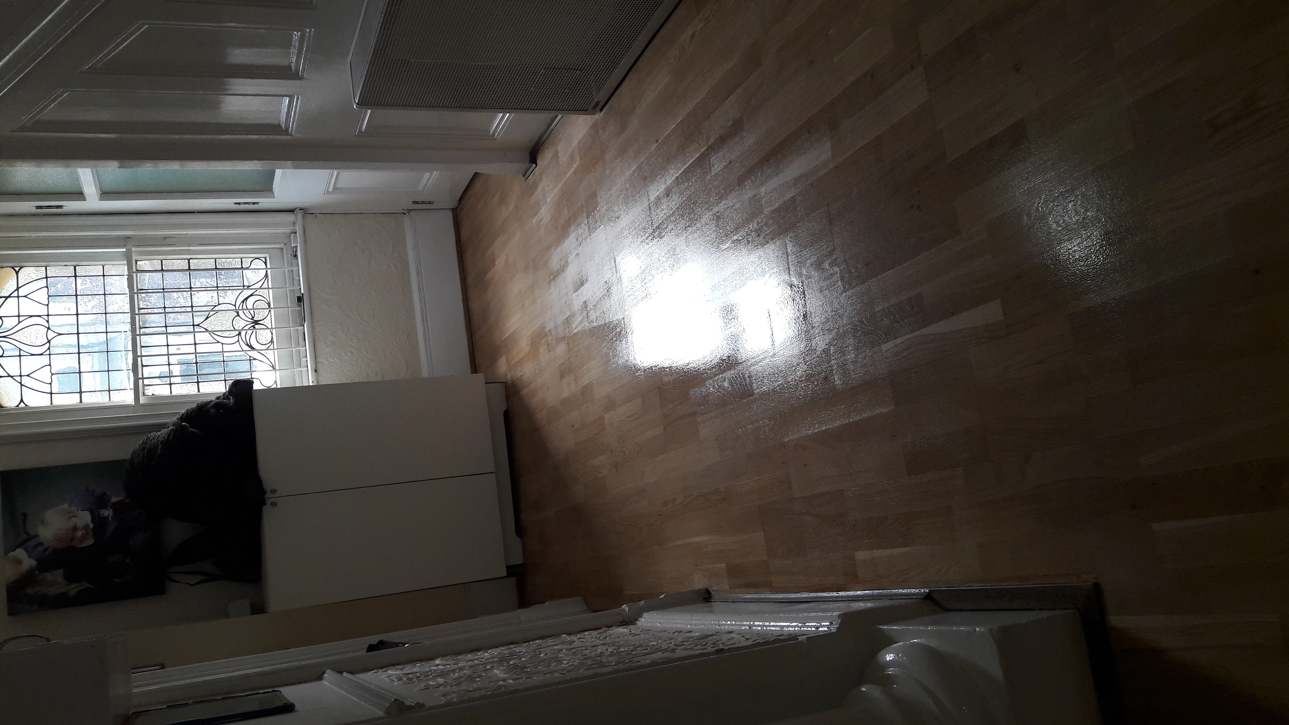 Engineered Wood floor after sanding work in NW3
