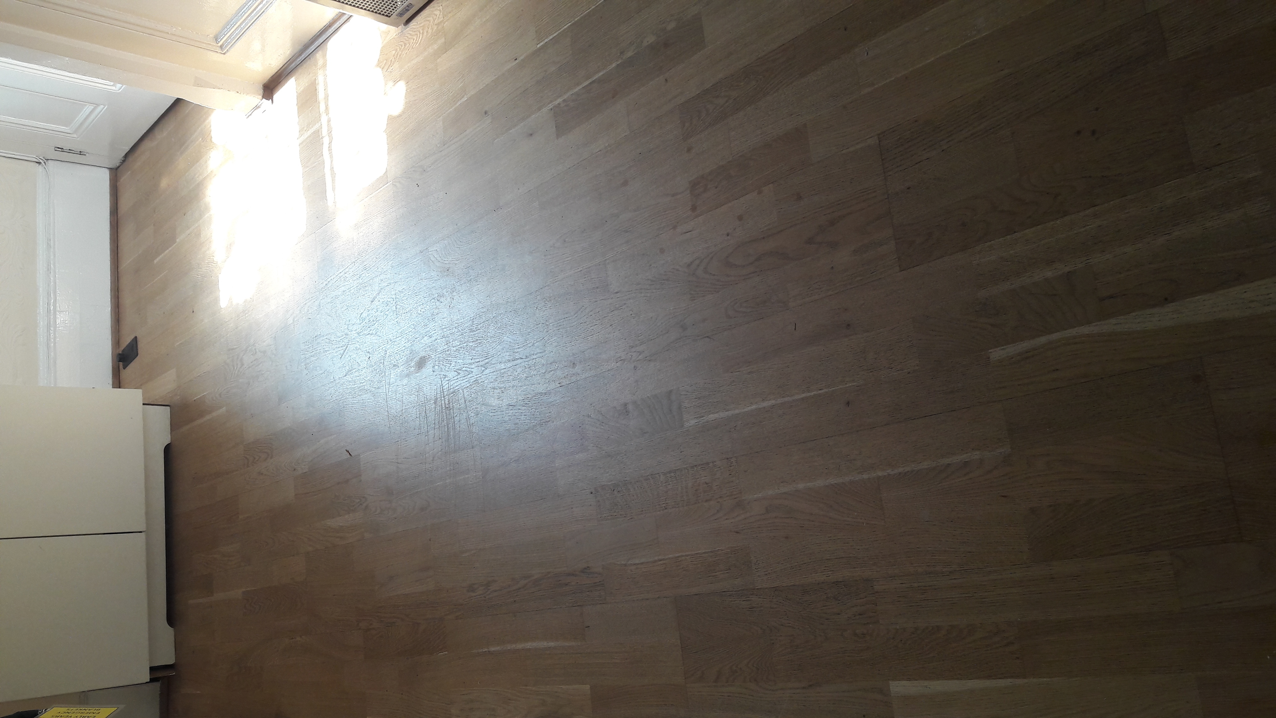 Engineered Wood floor after sanding work in NW3
