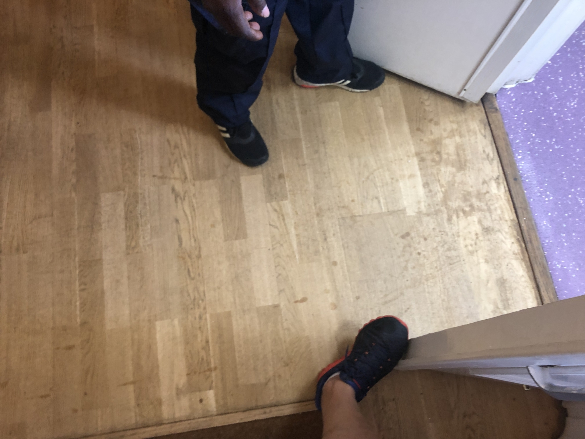 Floor condition before work at NW3