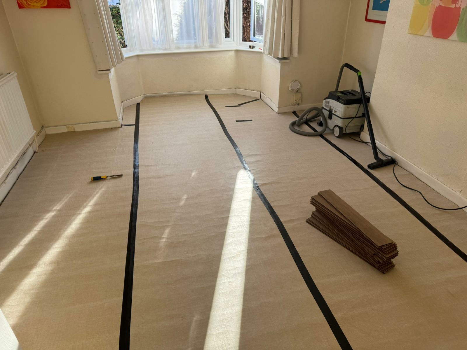 Completed floor, London
