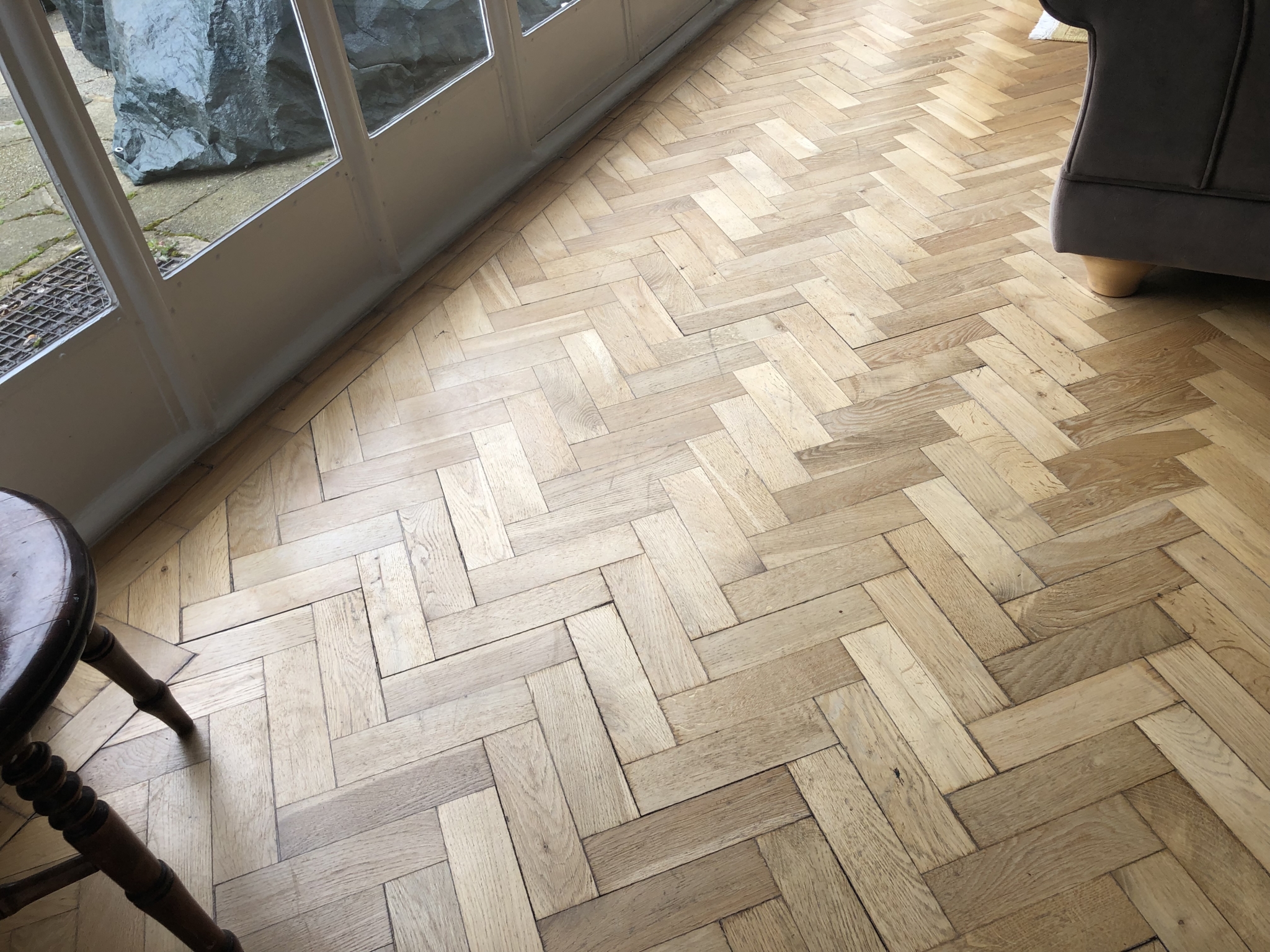 Floor condition before work at NW4