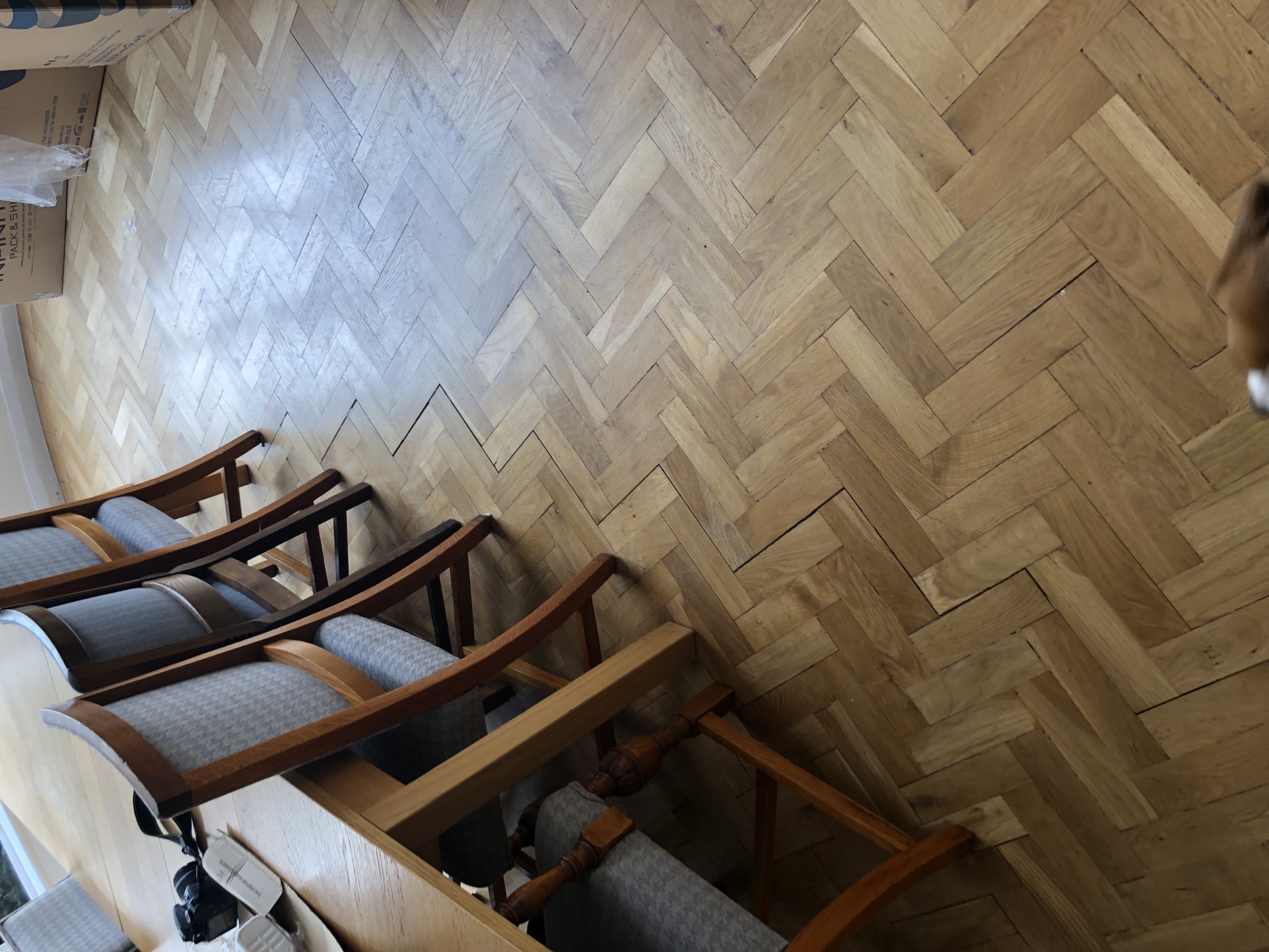 Floor condition before work at NW4