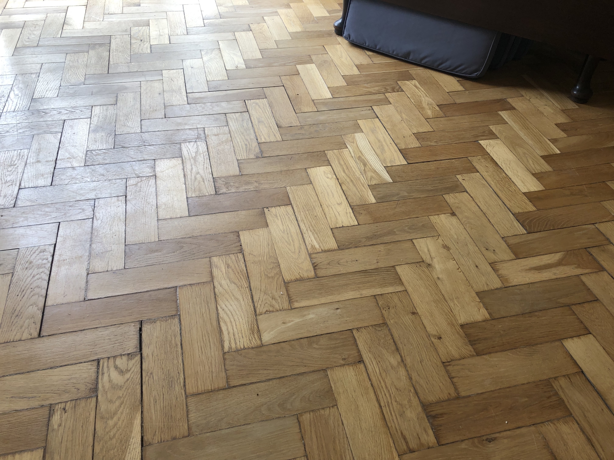 Floor condition before work at NW4