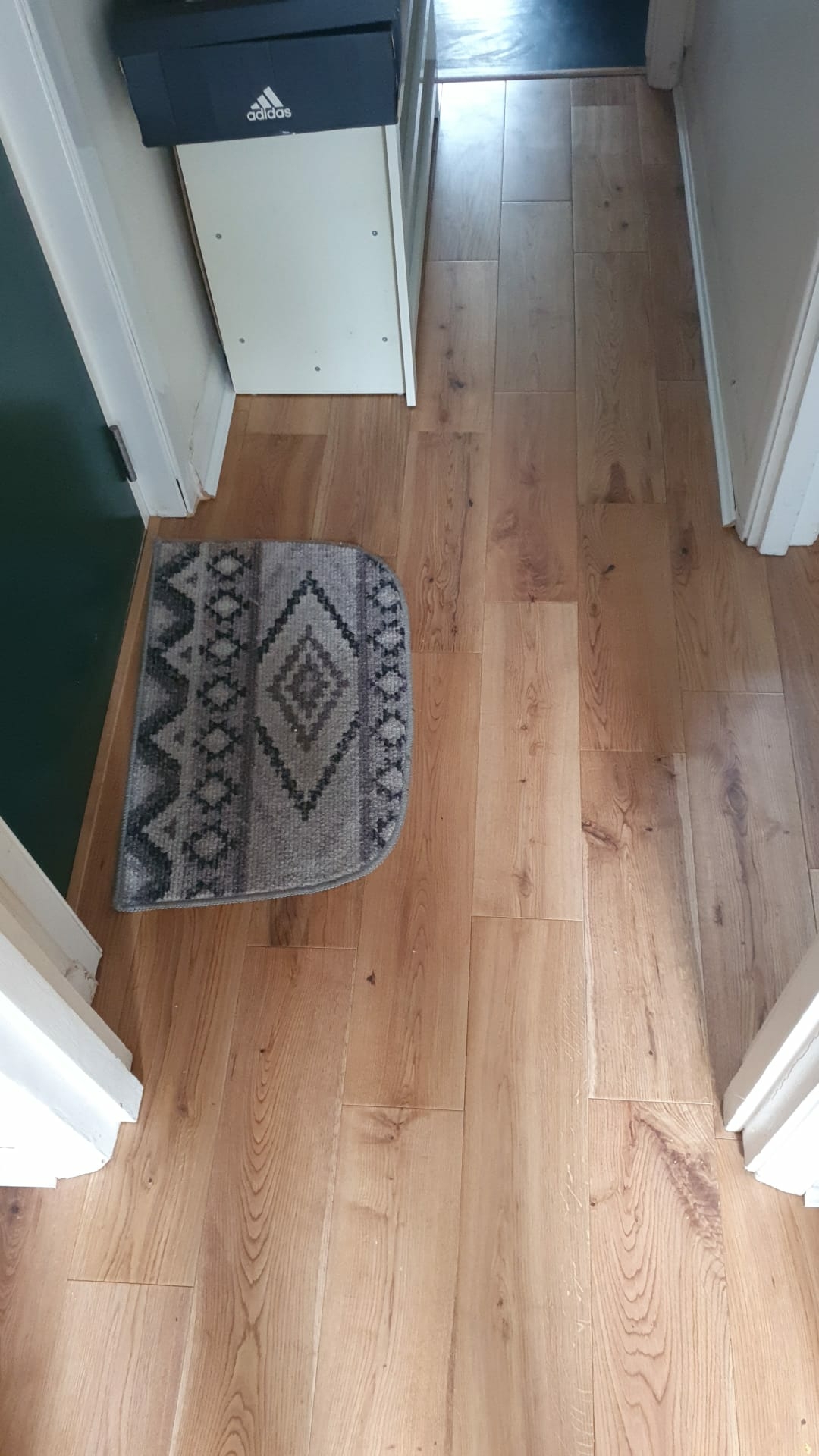 Hardwood floor after sanding work in NW6