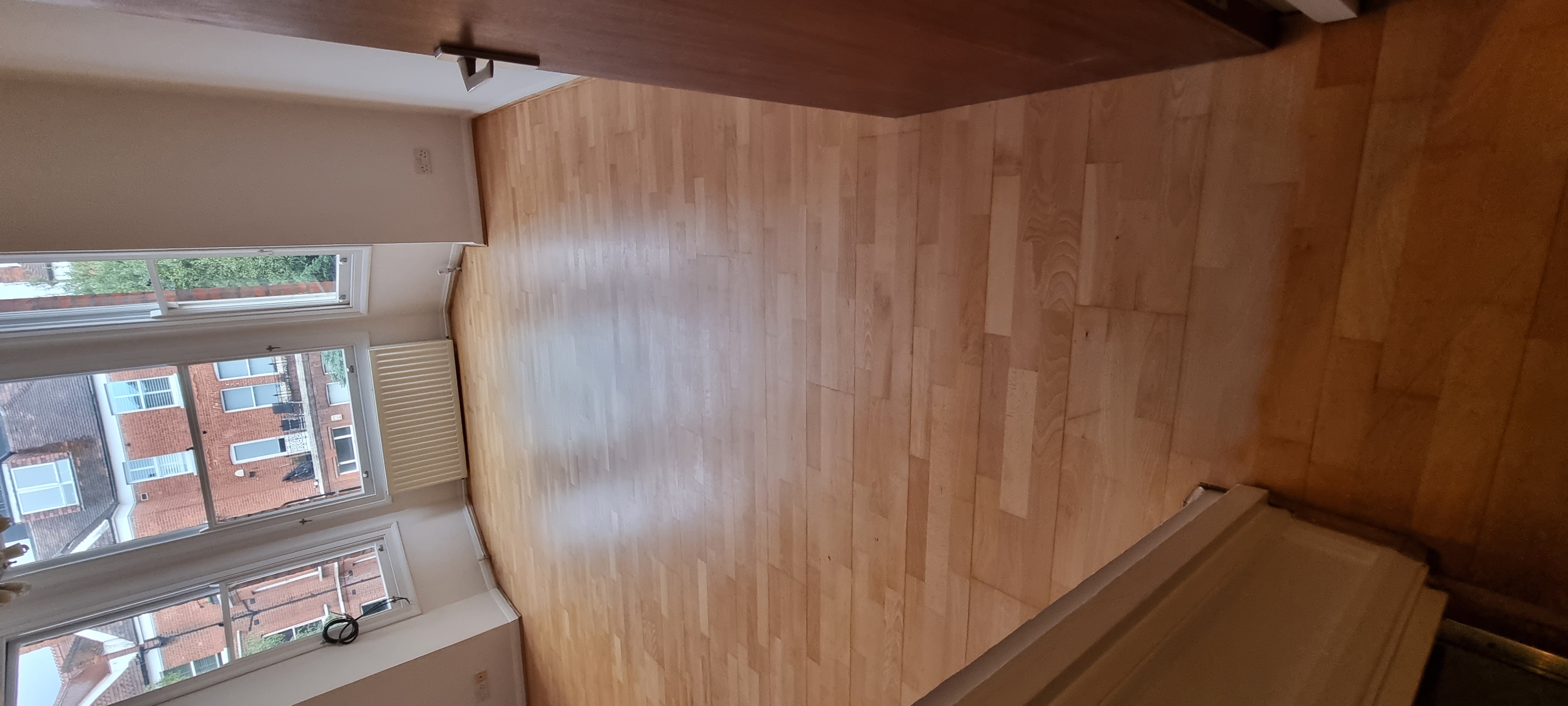 Engineered Wood floor after sanding work in NW6