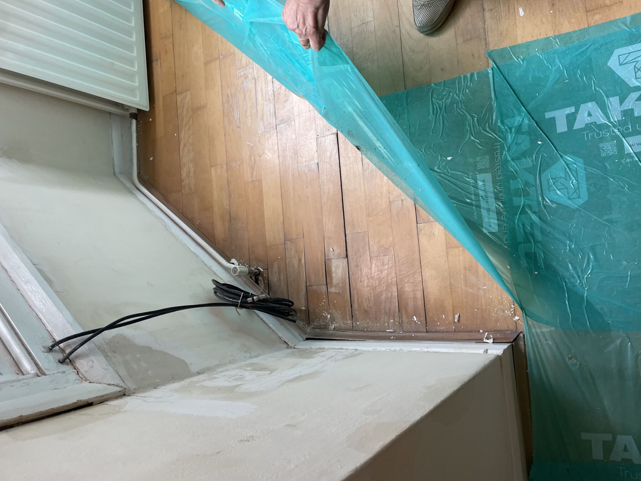 Floor condition before work at NW6