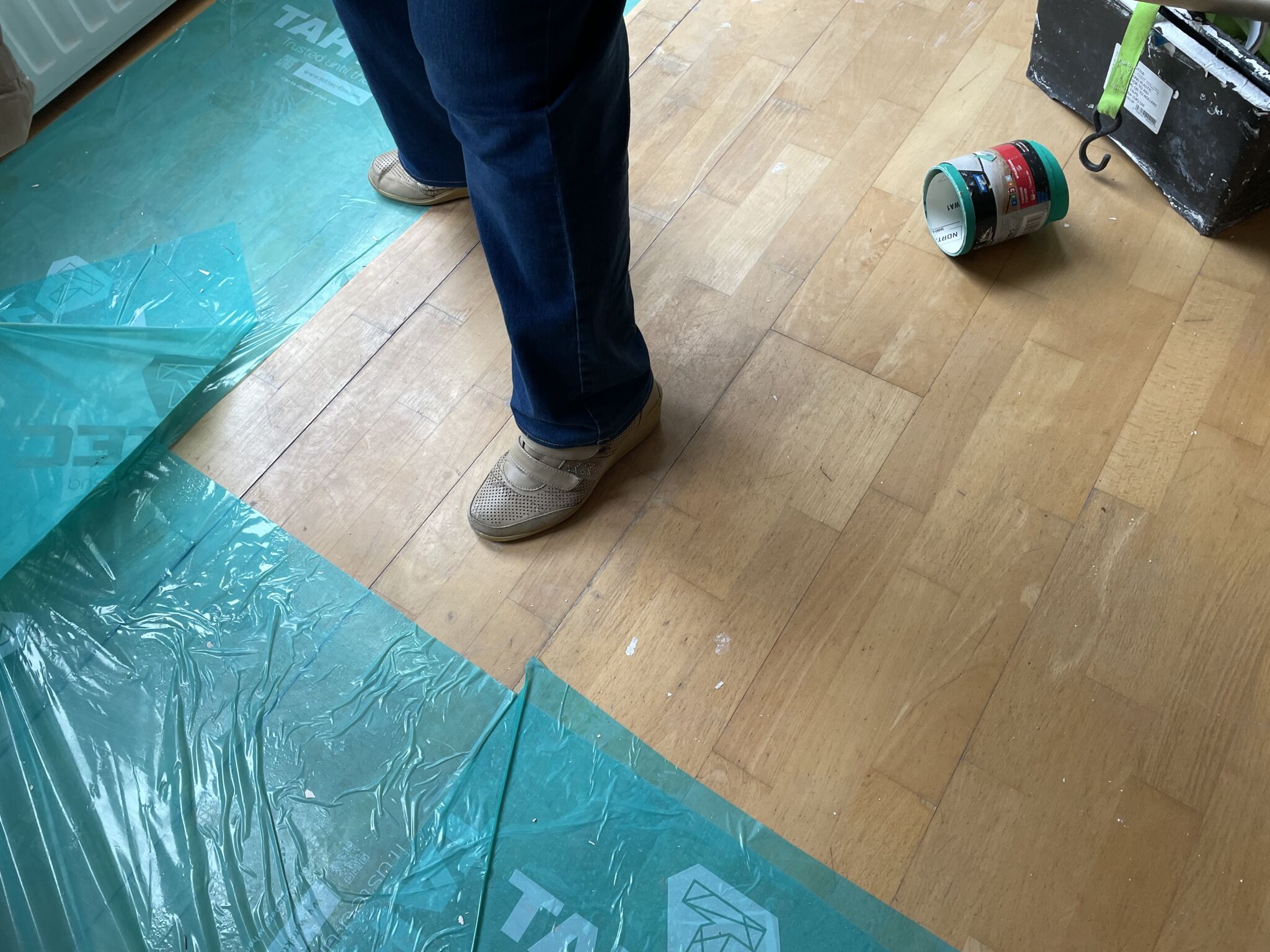 Floor condition before work at NW6