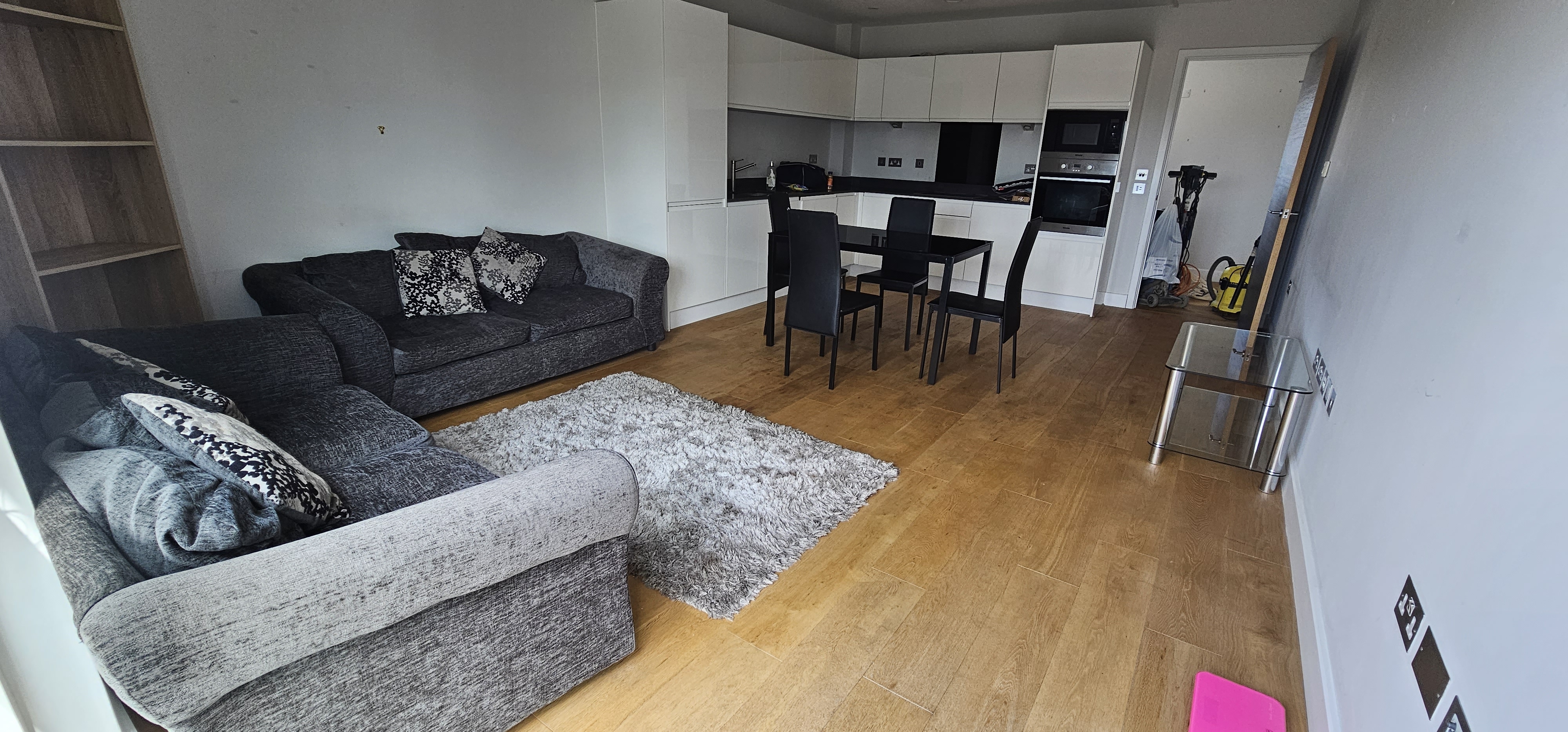 Engineered Wood floor after sanding work in NW6