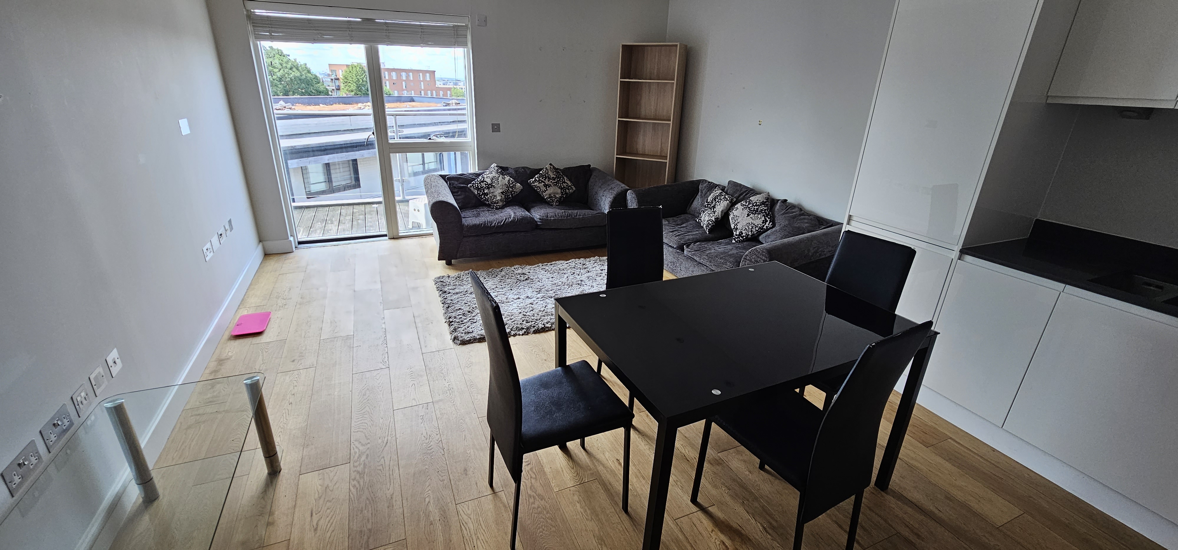 Engineered Wood floor after sanding work in NW6