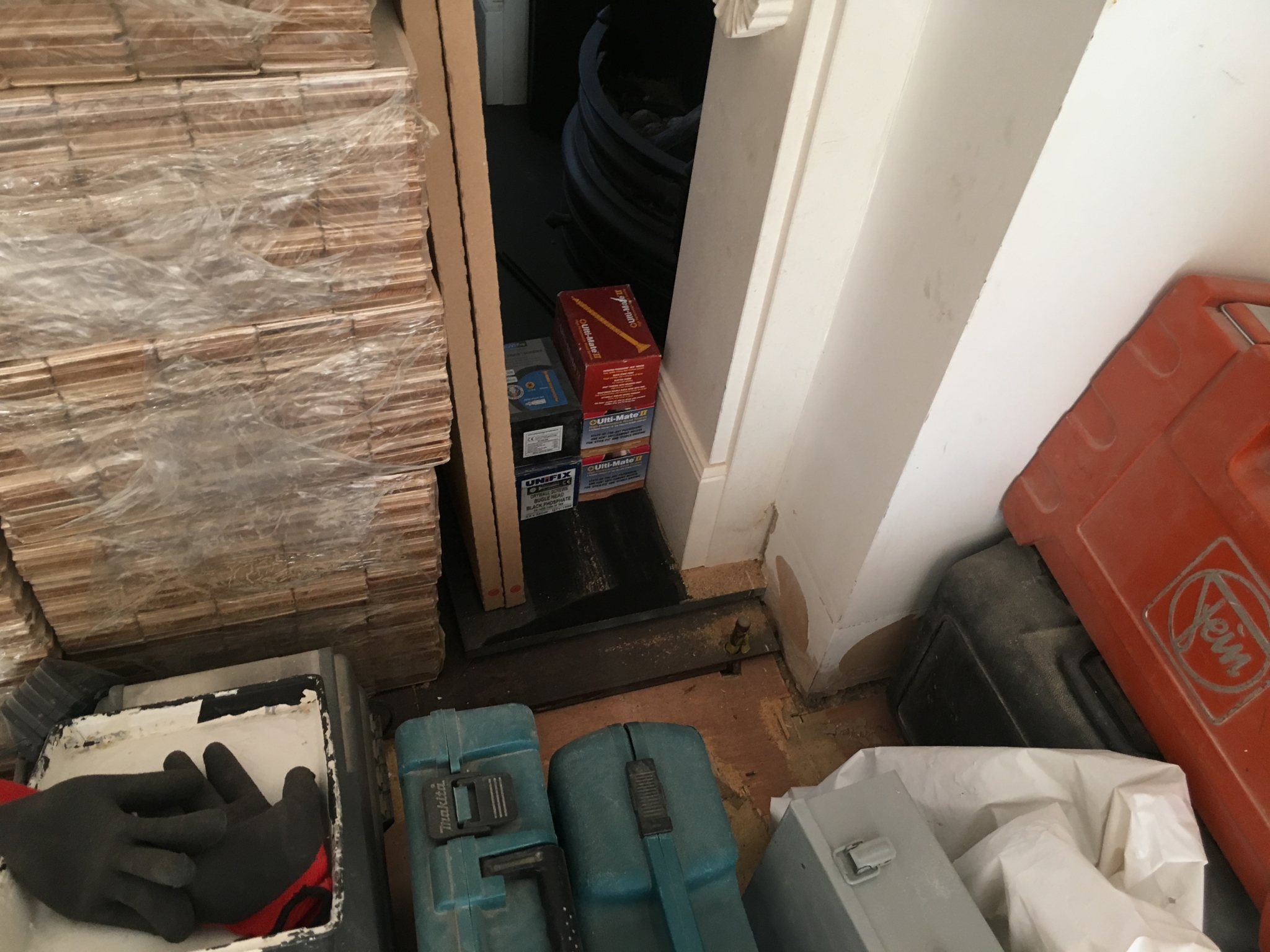 Floor condition before work at NW6