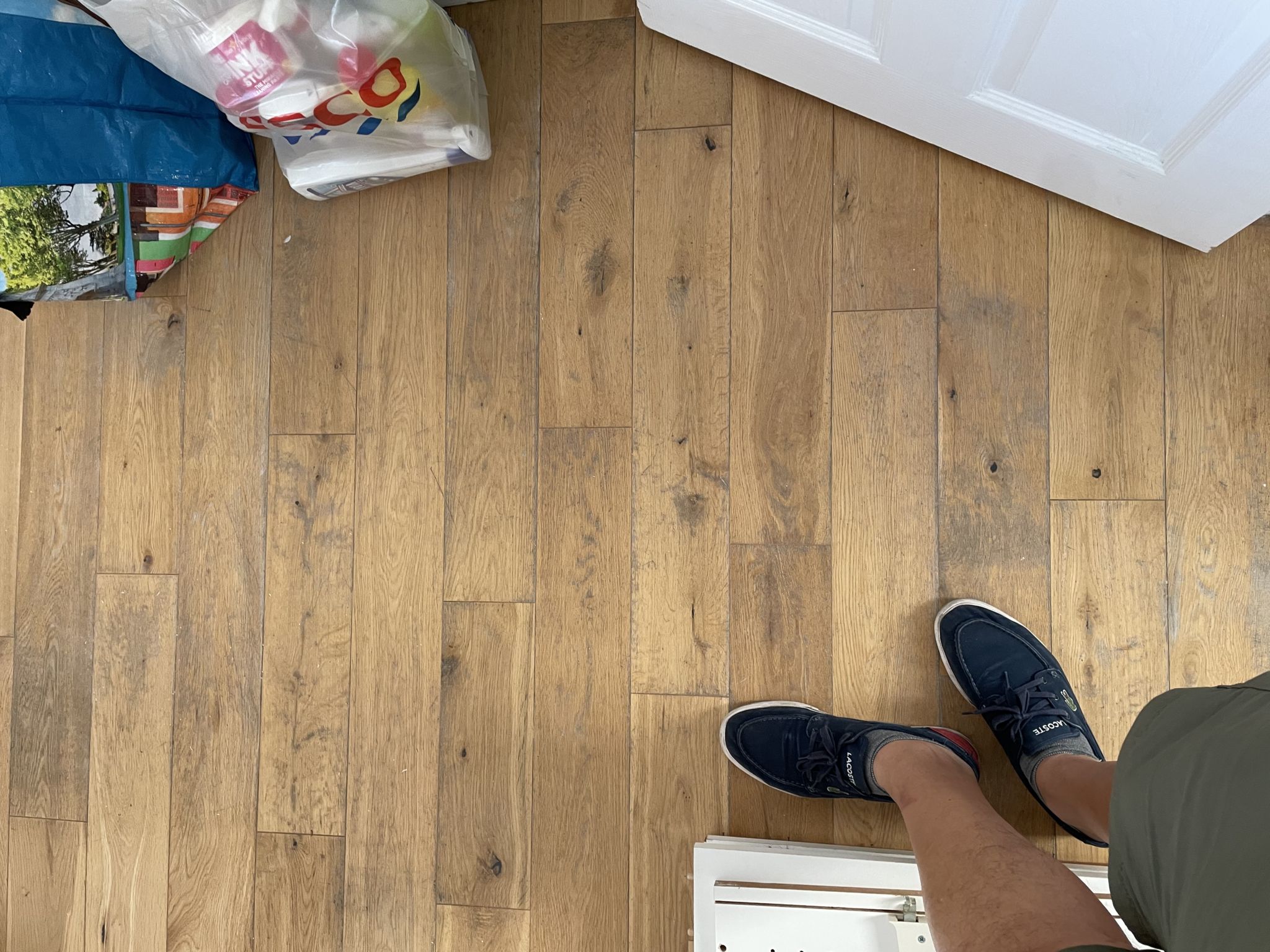 Floor condition before work at NW7