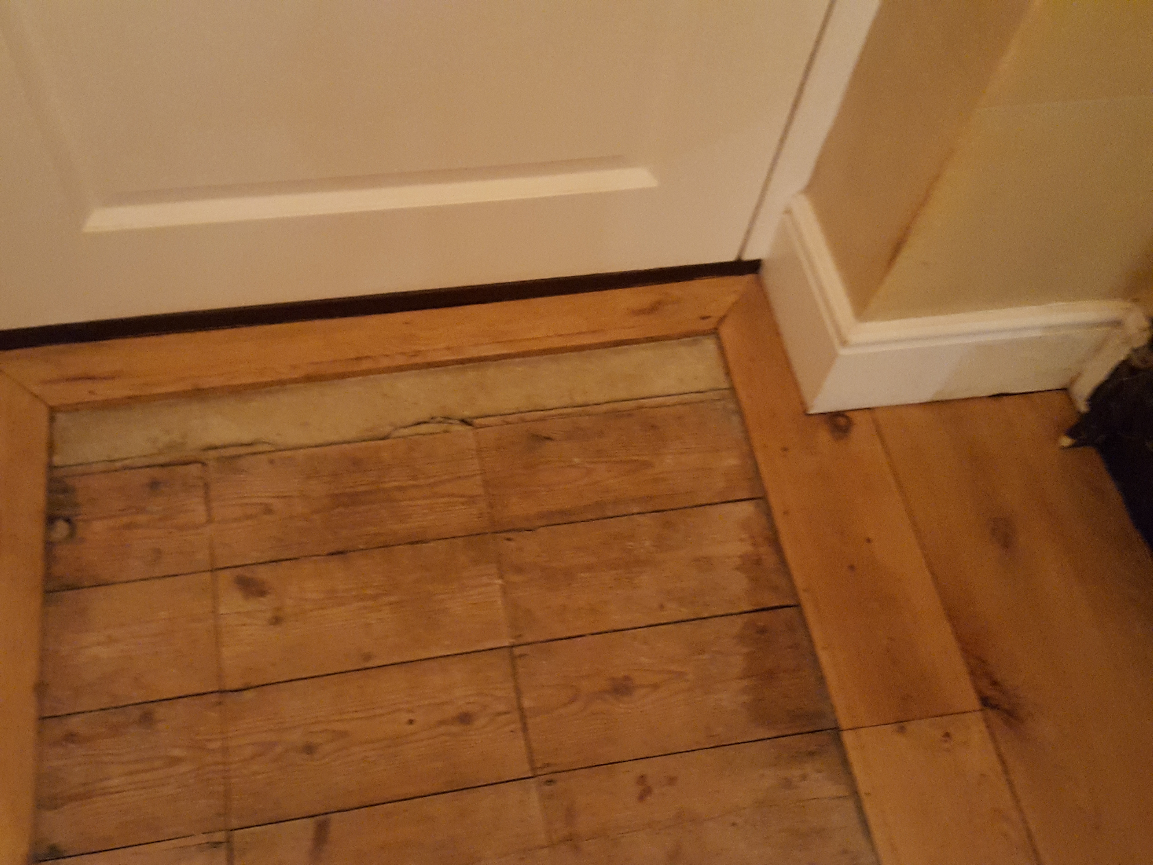 Wood Floor floor after sanding work in NW7