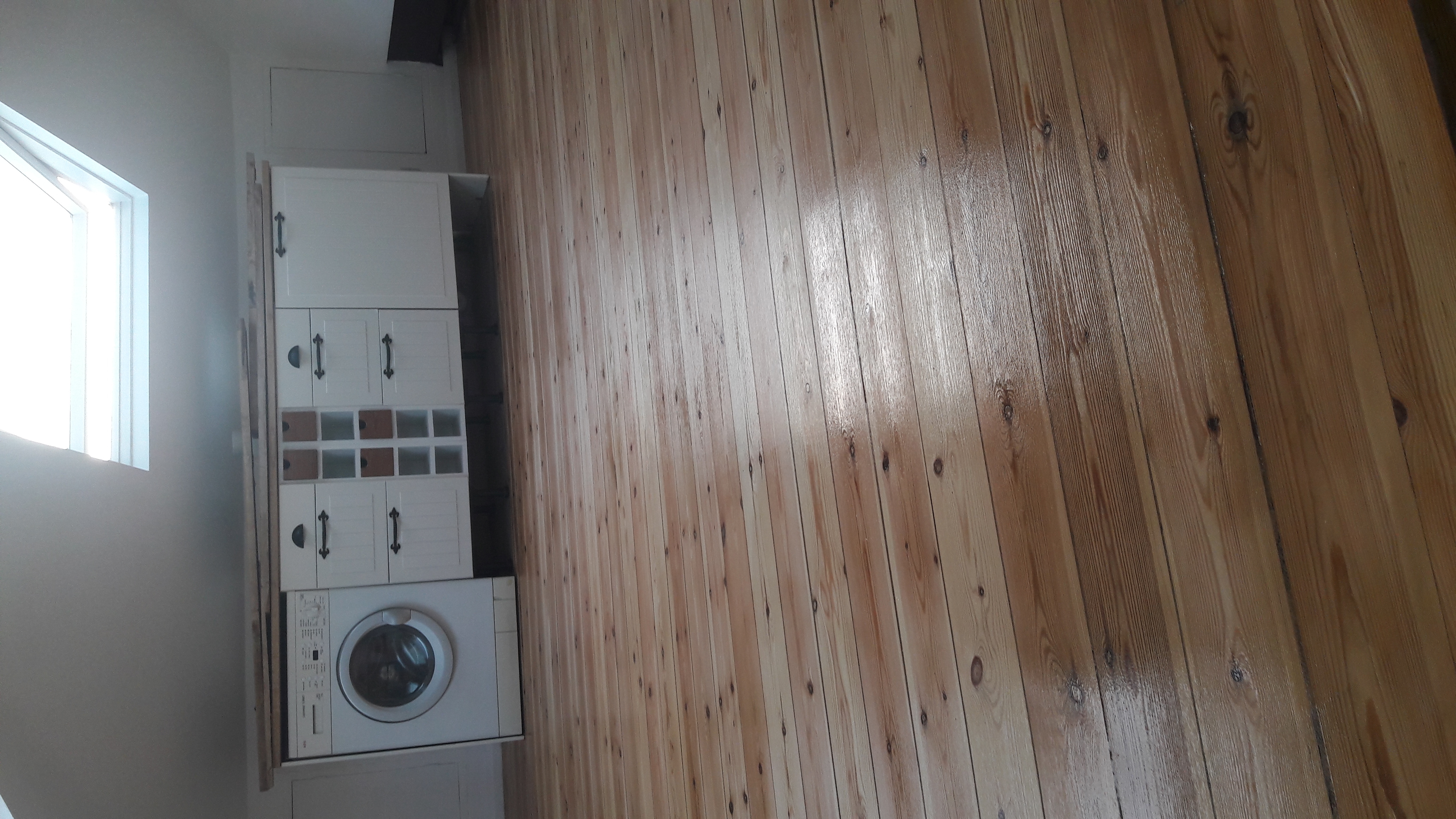 Floorboards floor after sanding work in W13