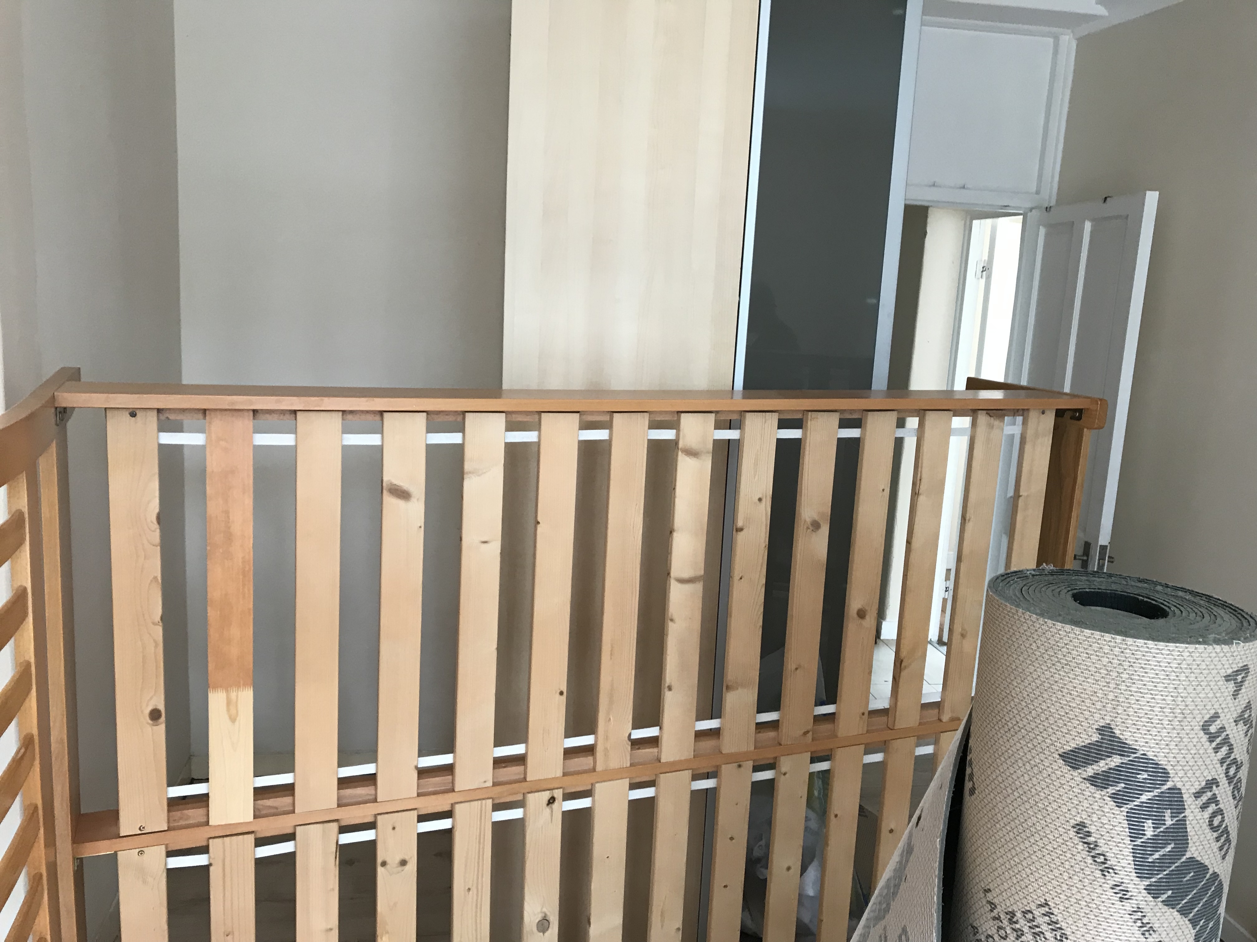 Laminate floor after fitting work in SE10