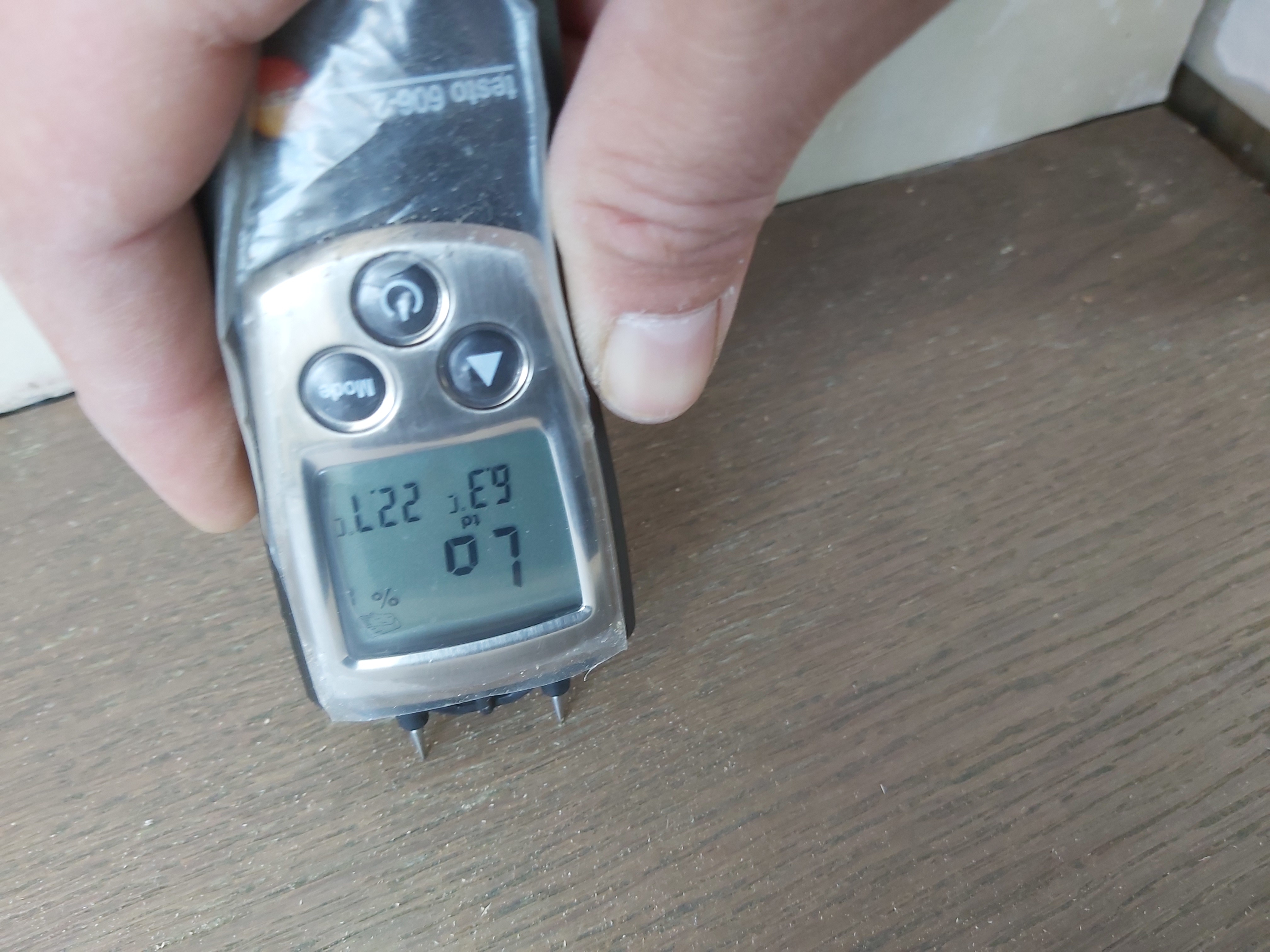 Engineered Wood floor after fitting work in SE10