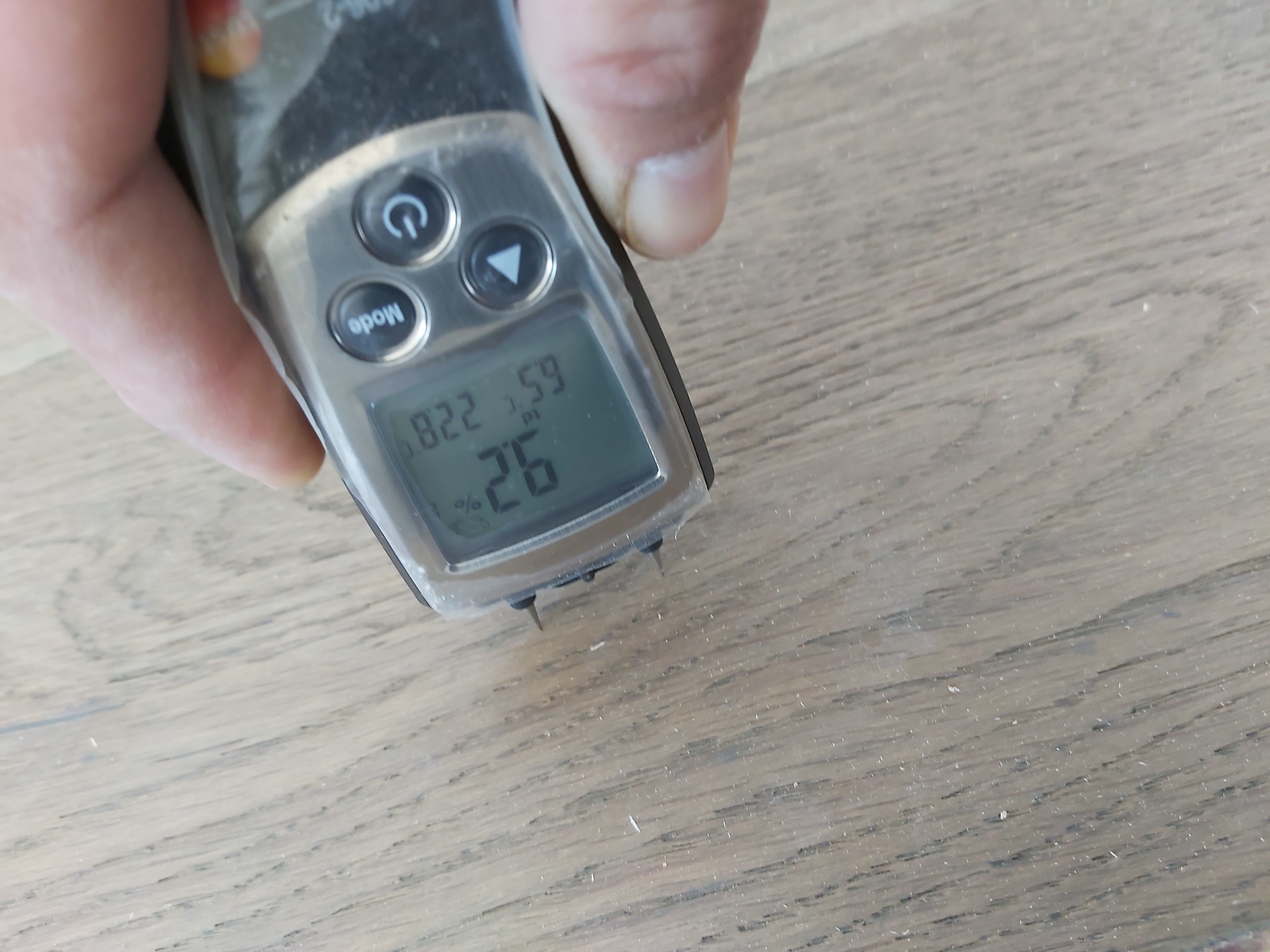 Engineered Wood floor after fitting work in SE10