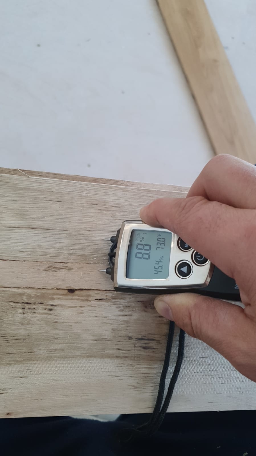 Engineered Wood floor after fitting work in SE1