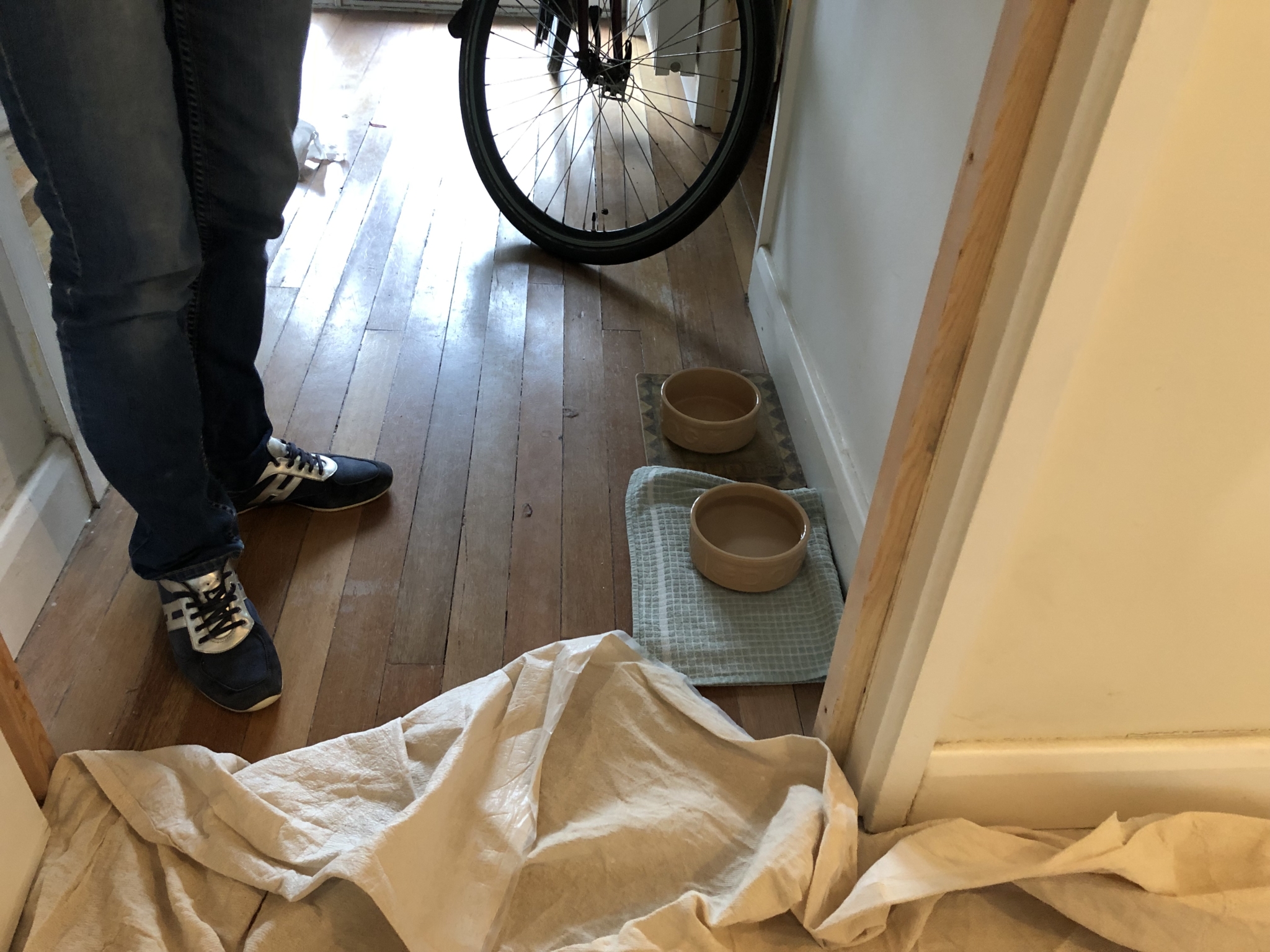 Floor condition before work at SE14