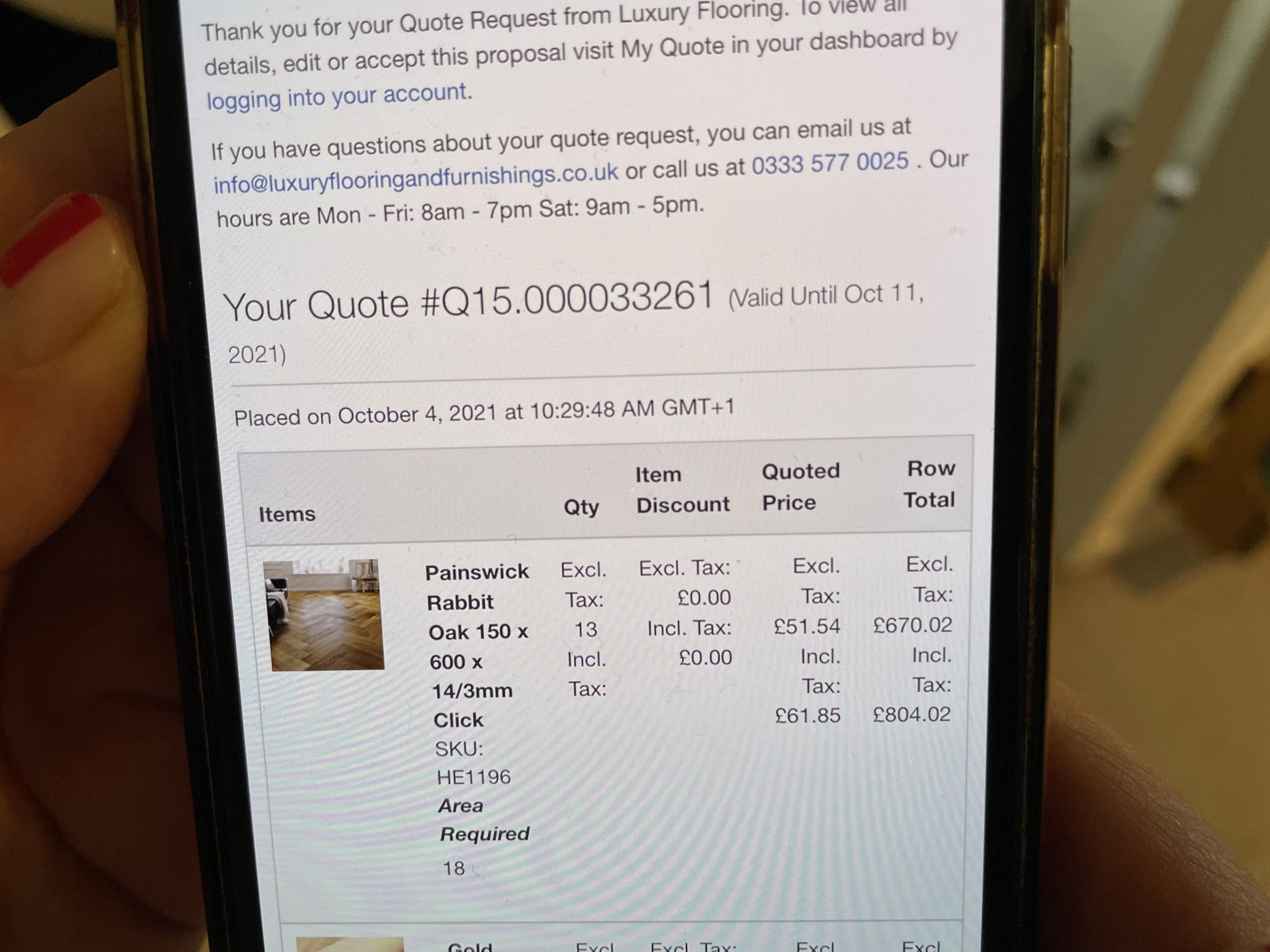 Floor condition before work at SE15