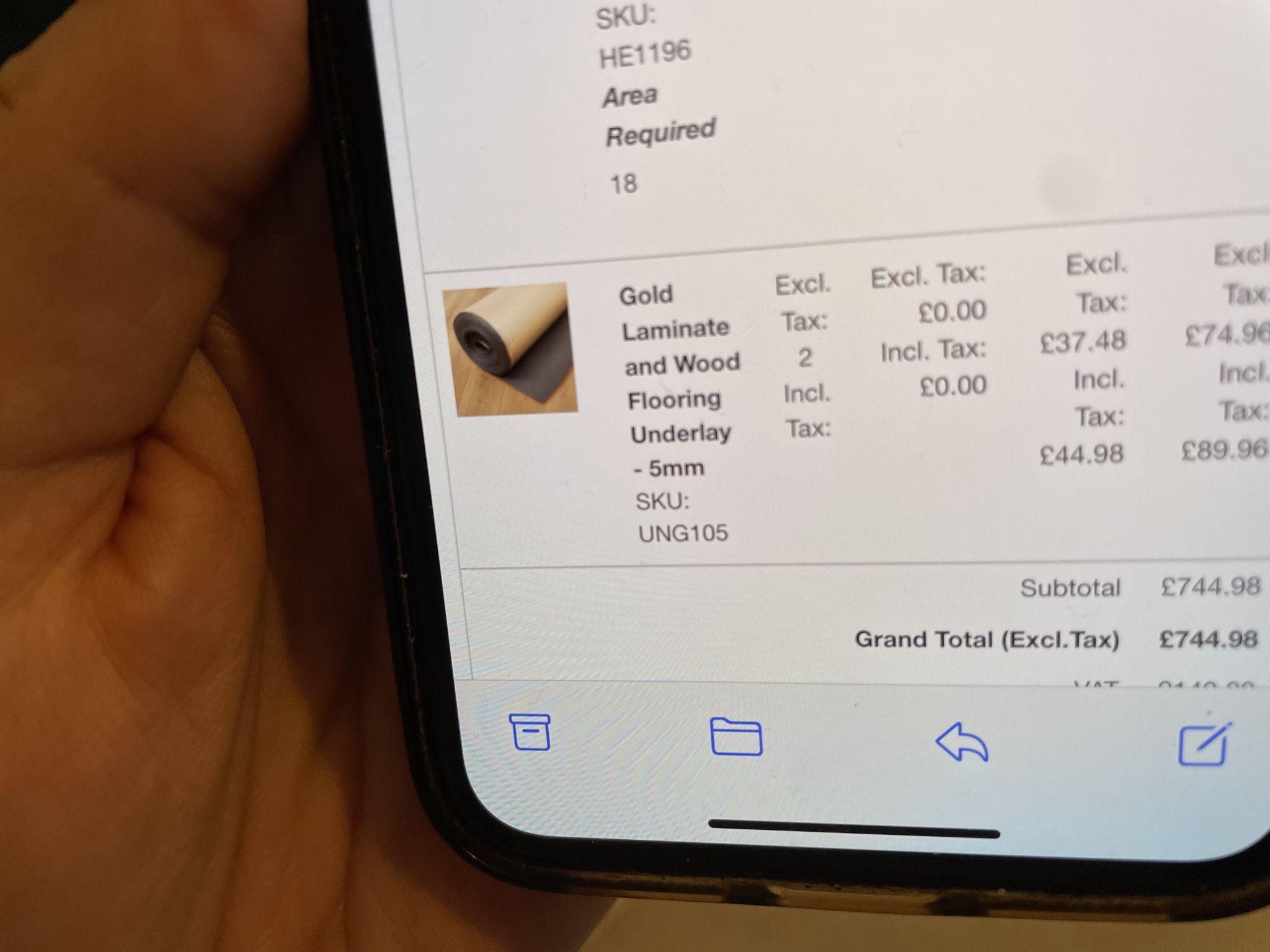 Floor condition before work at SE15