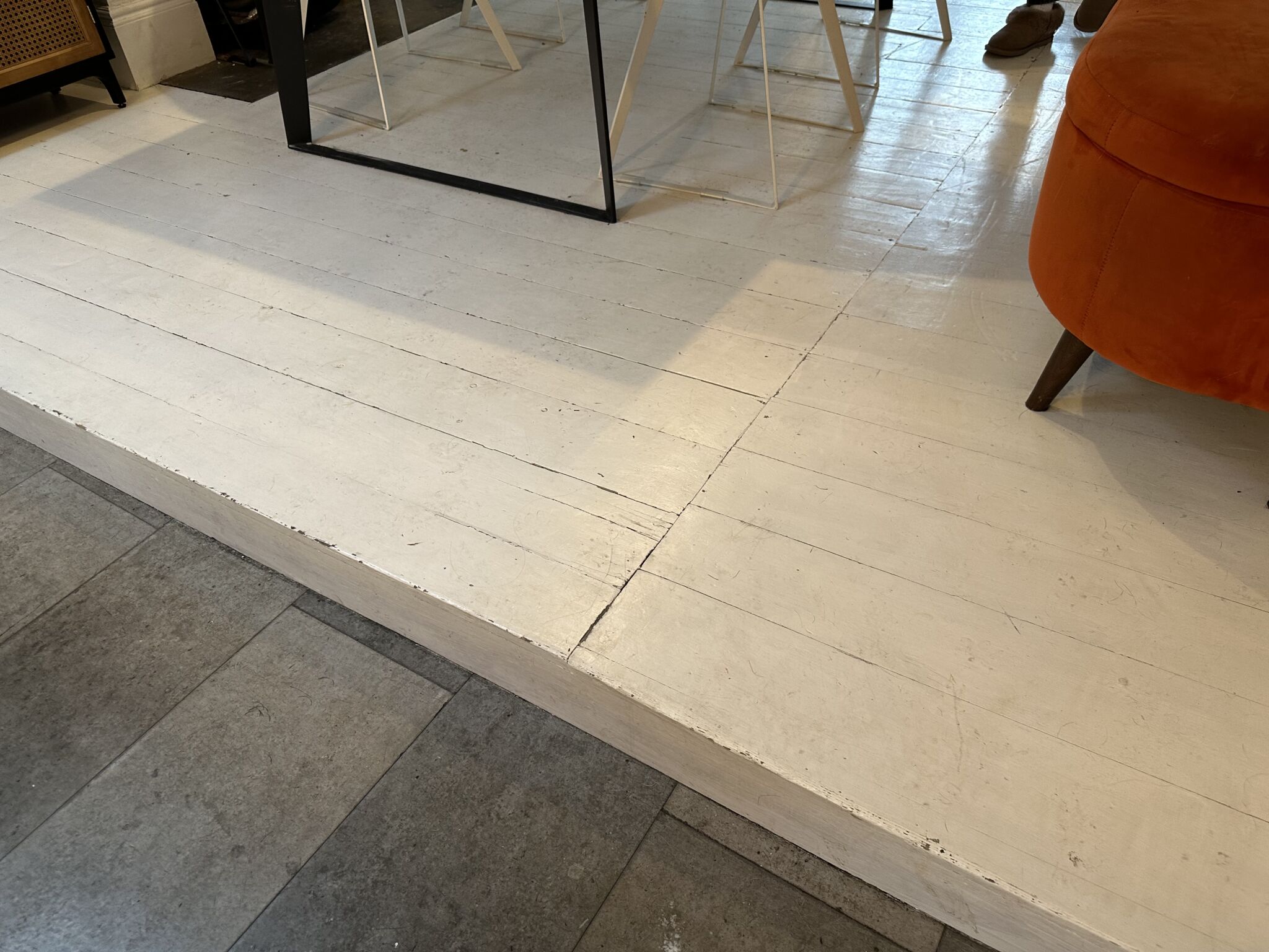 Floor condition before work at SE15