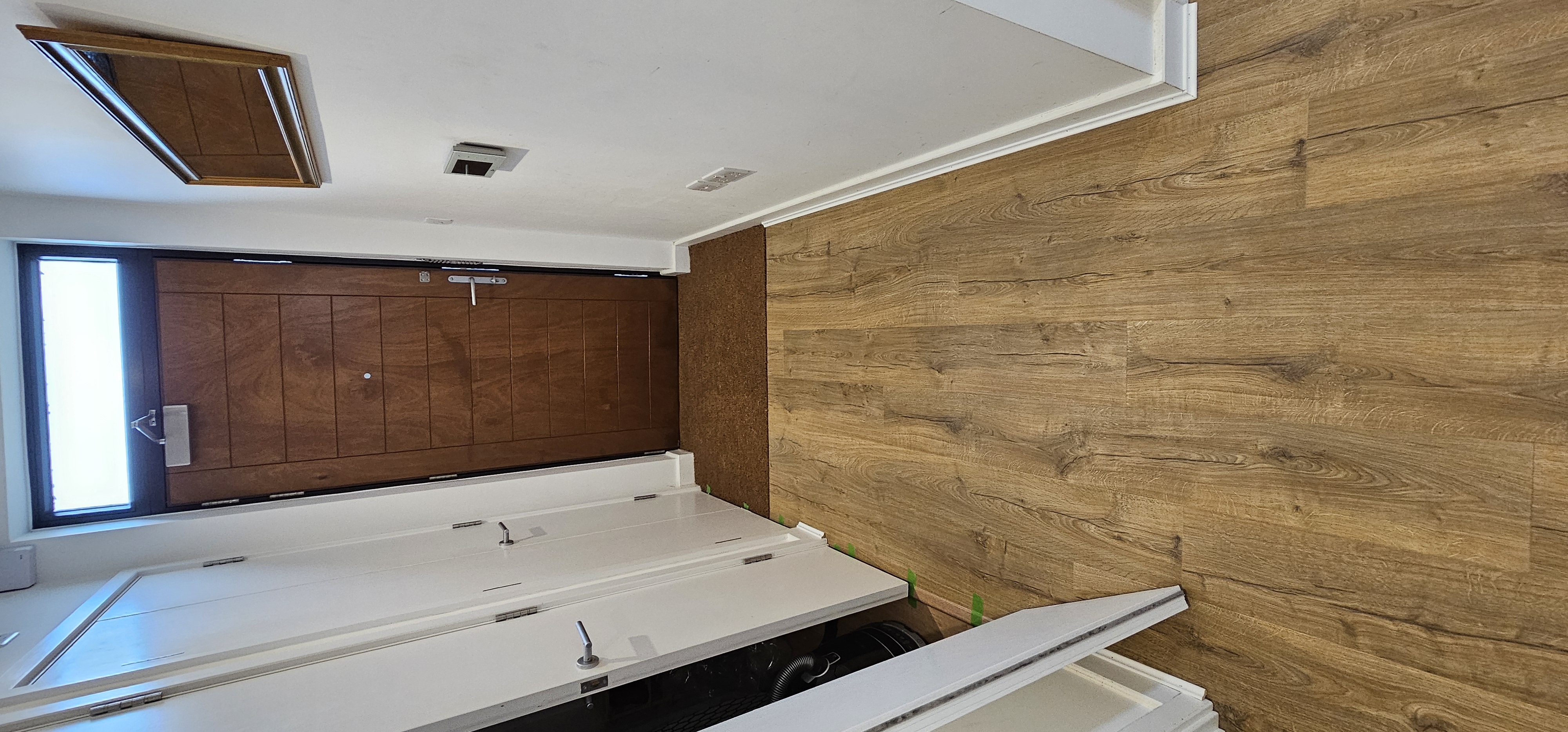 Laminate floor after fitting work in SE15