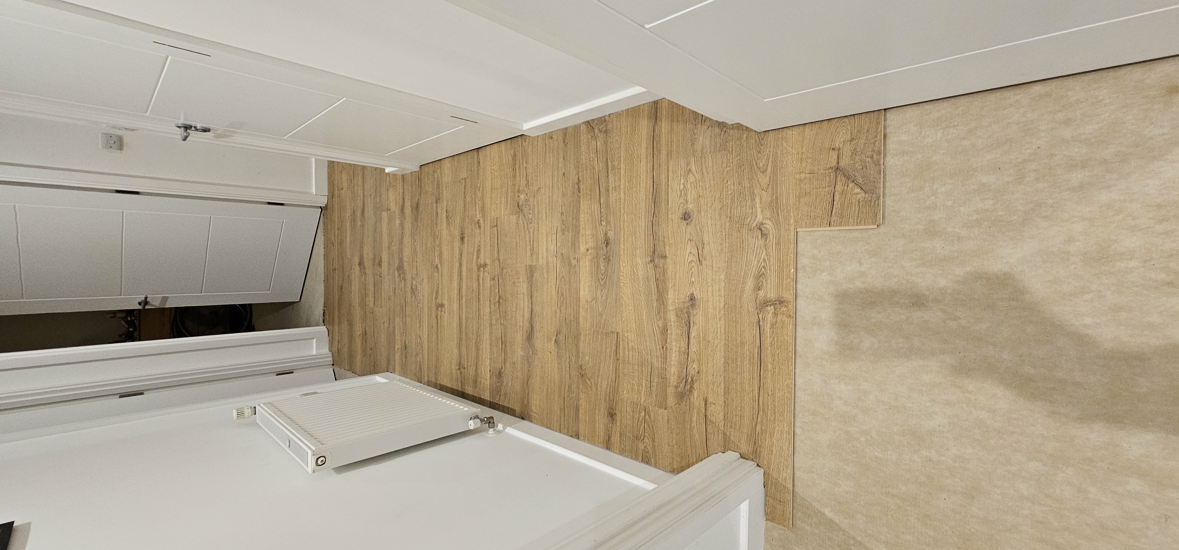 Laminate floor after fitting work in SE15