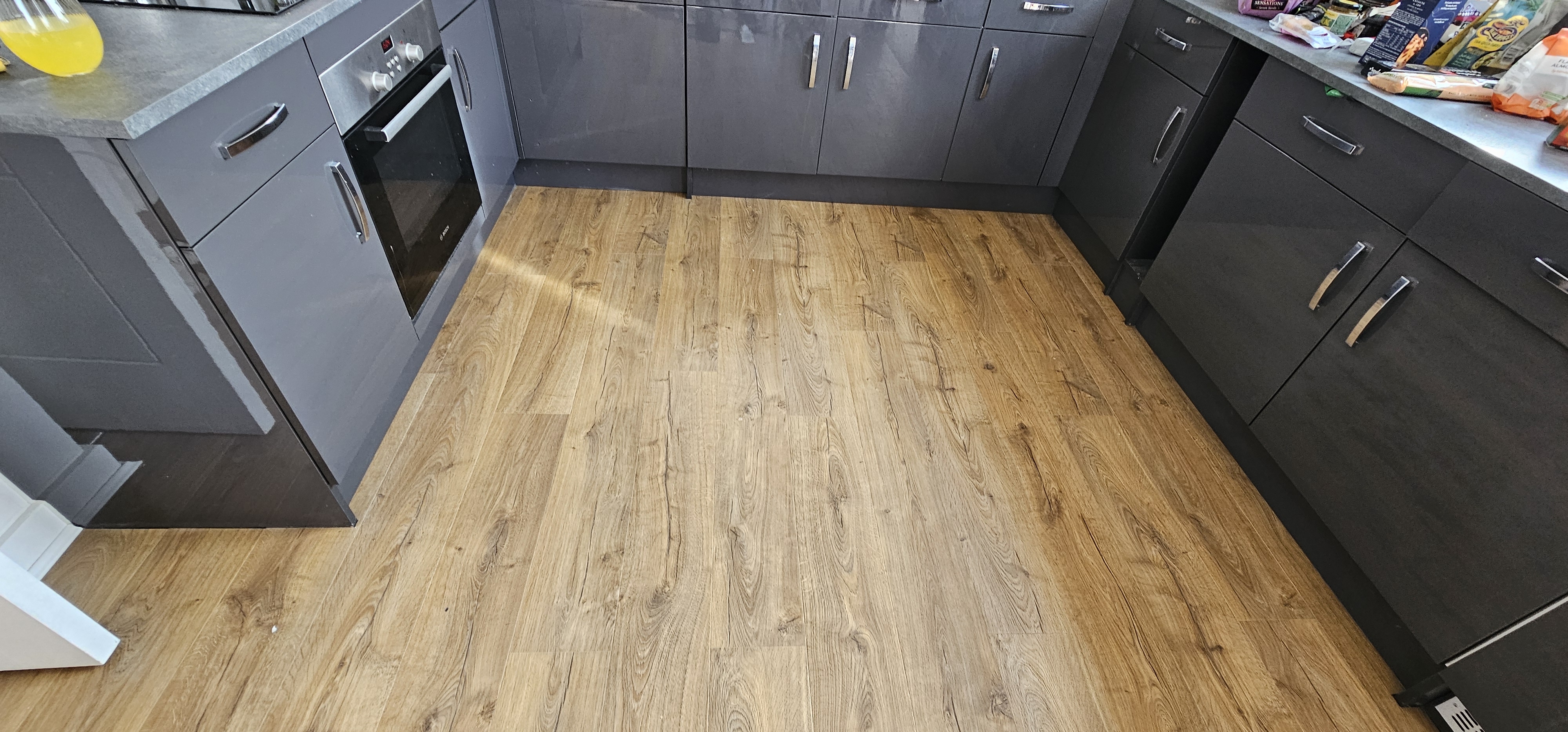 Wood Floor floor after fitting work in SE15