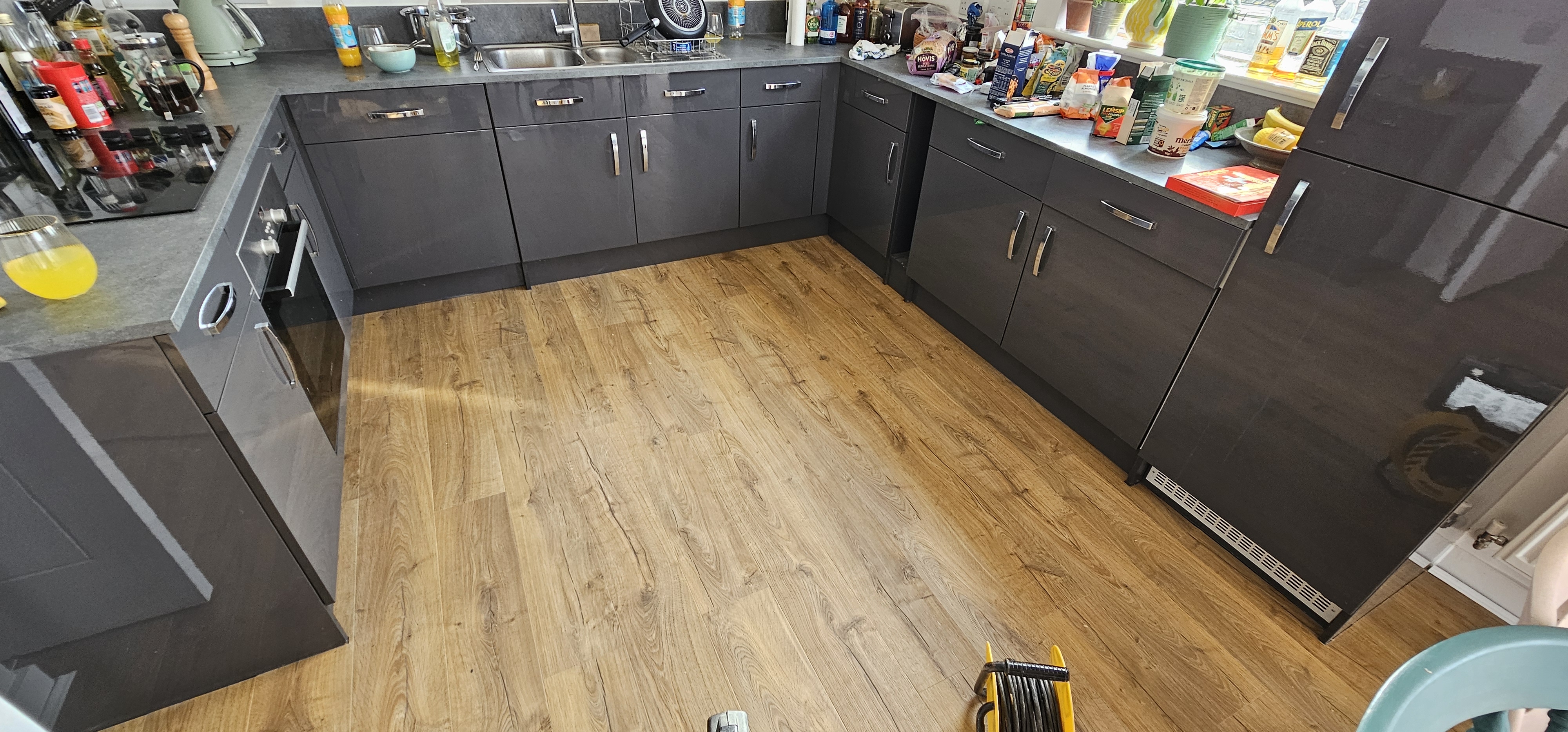Wood Floor floor after fitting work in SE15