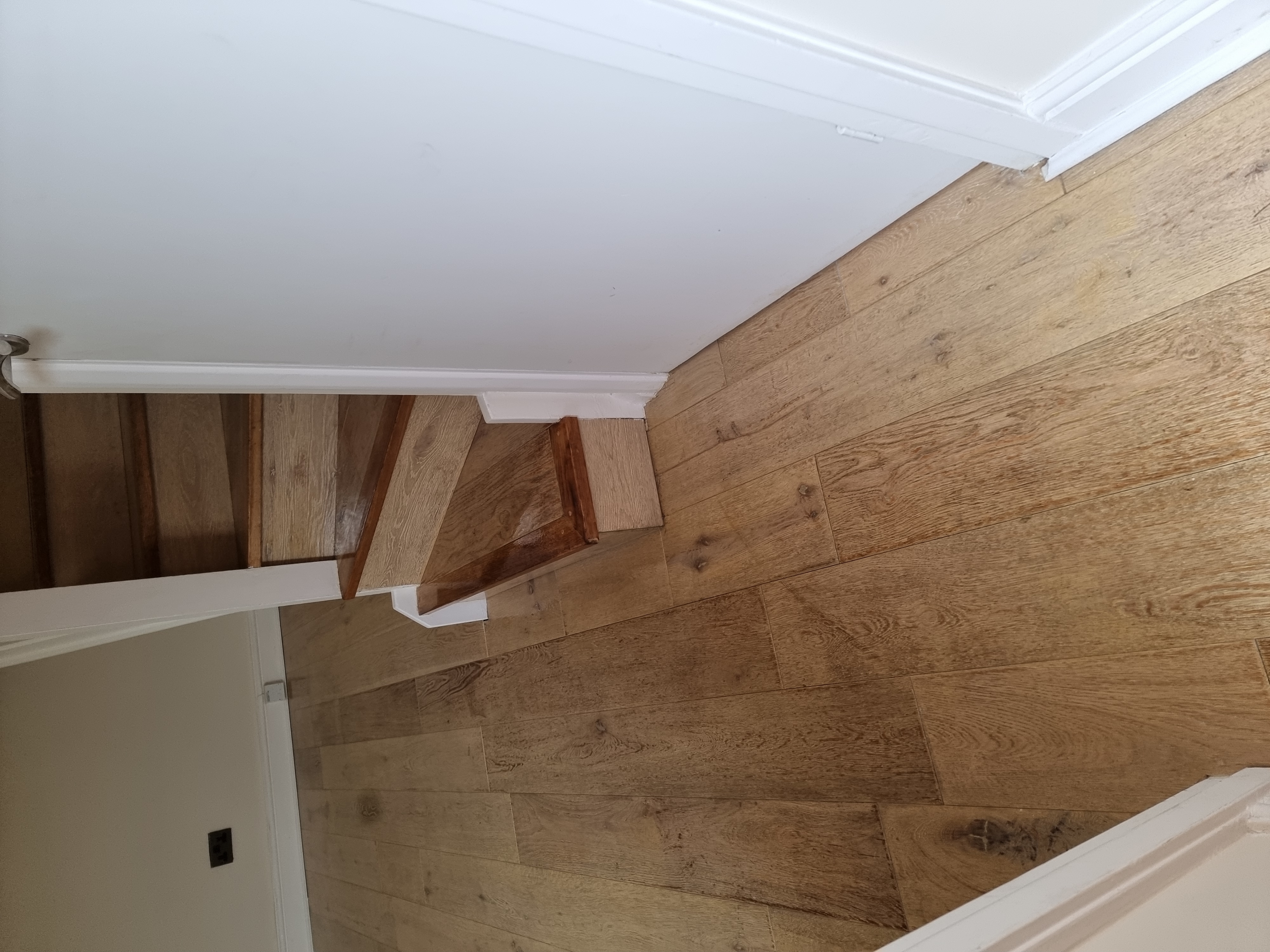 Engineered Wood floor after sanding work in SE16