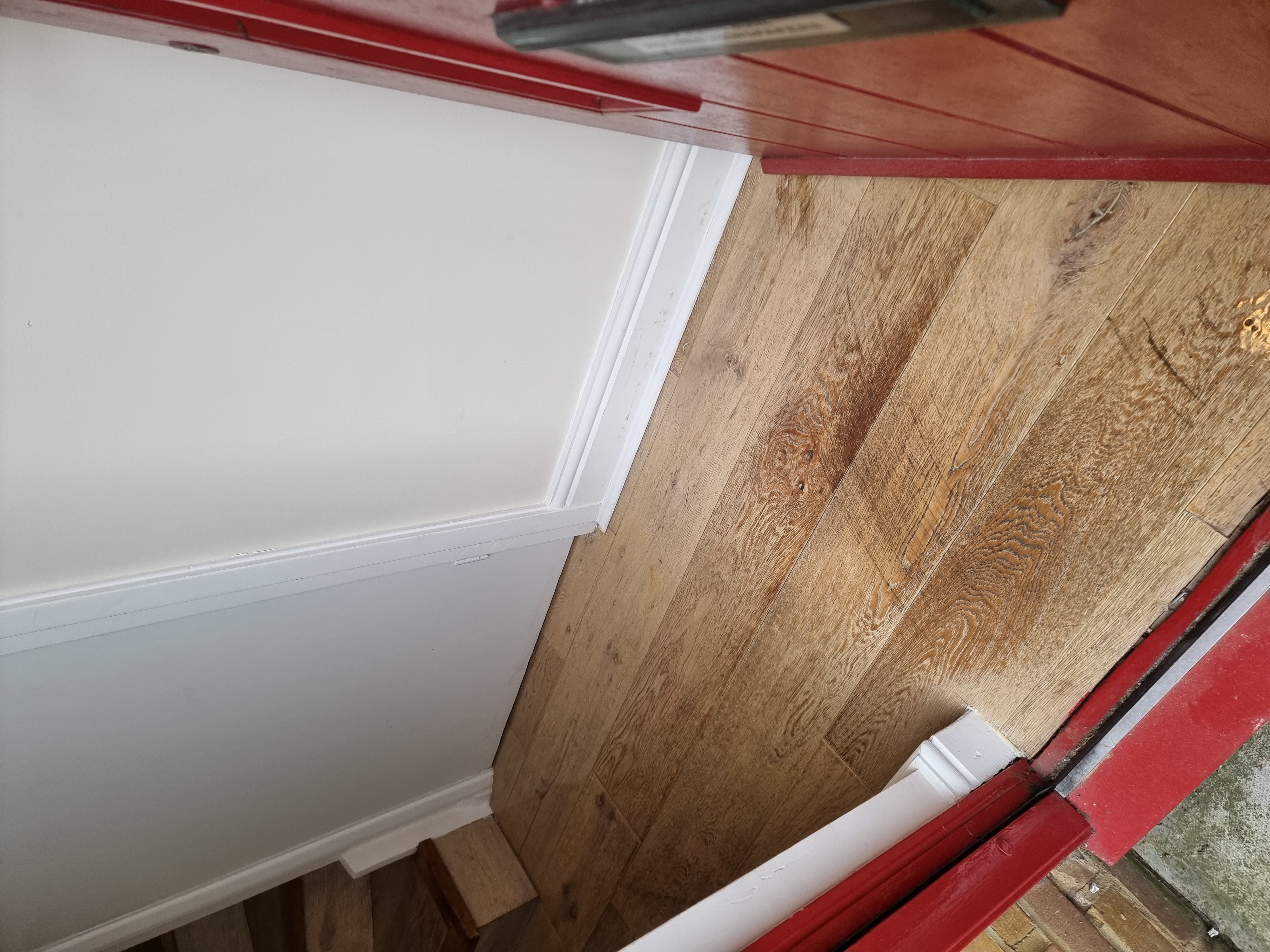 Engineered Wood floor after sanding work in SE16