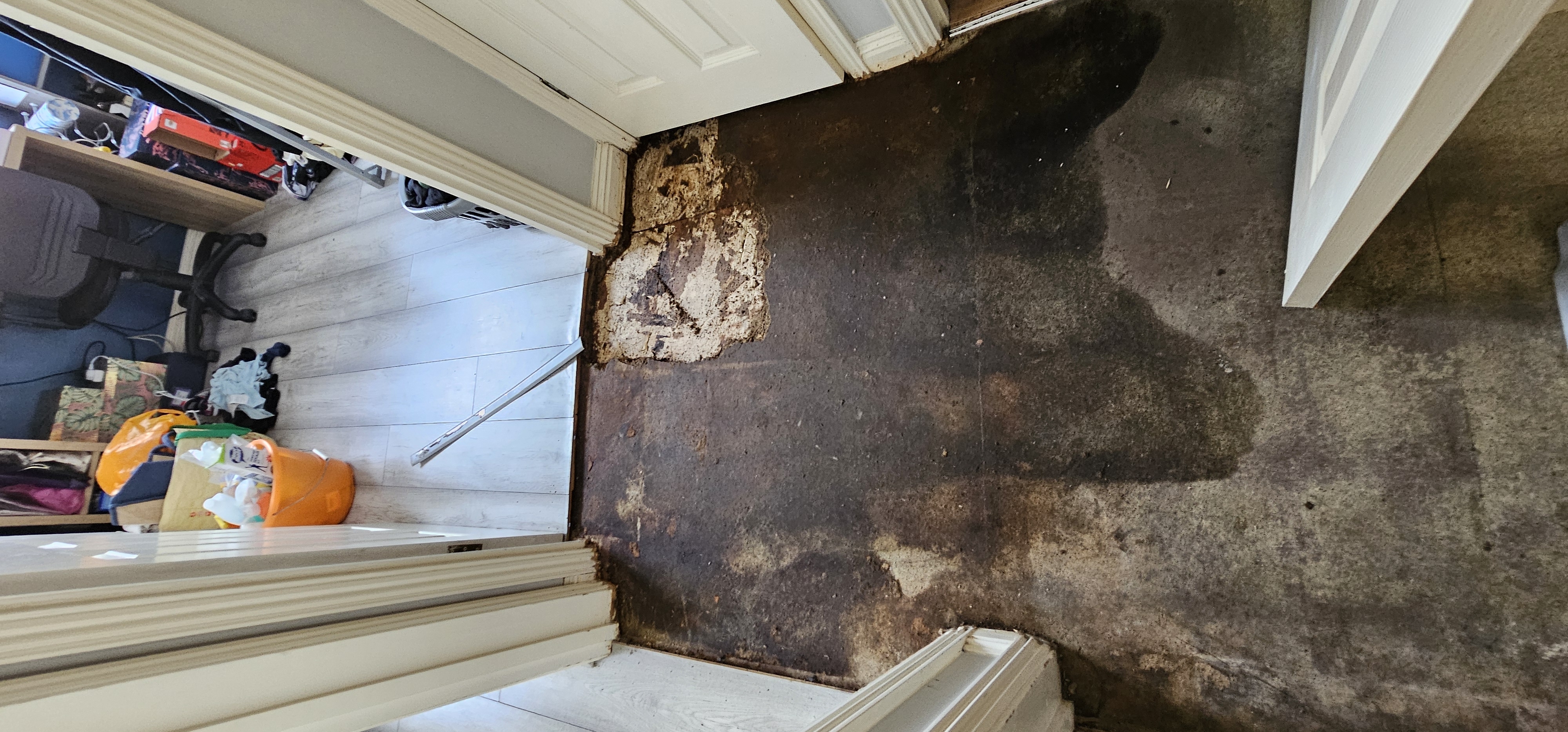 Laminate floor after fitting work in SE16