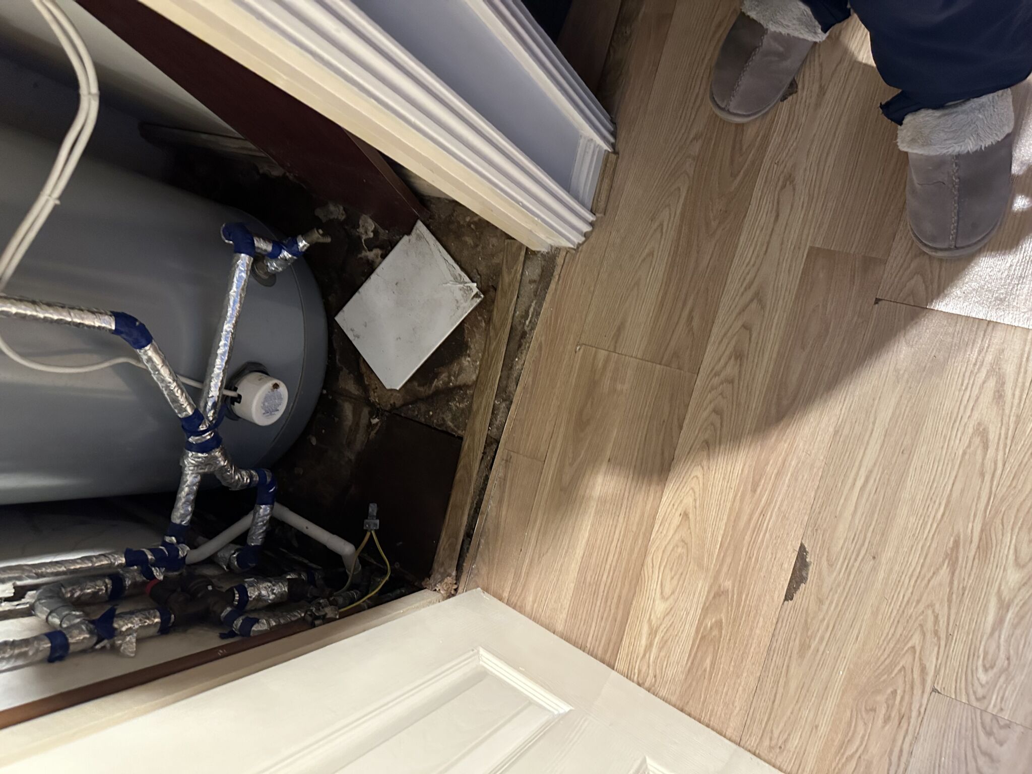 Floor condition before work at SE16