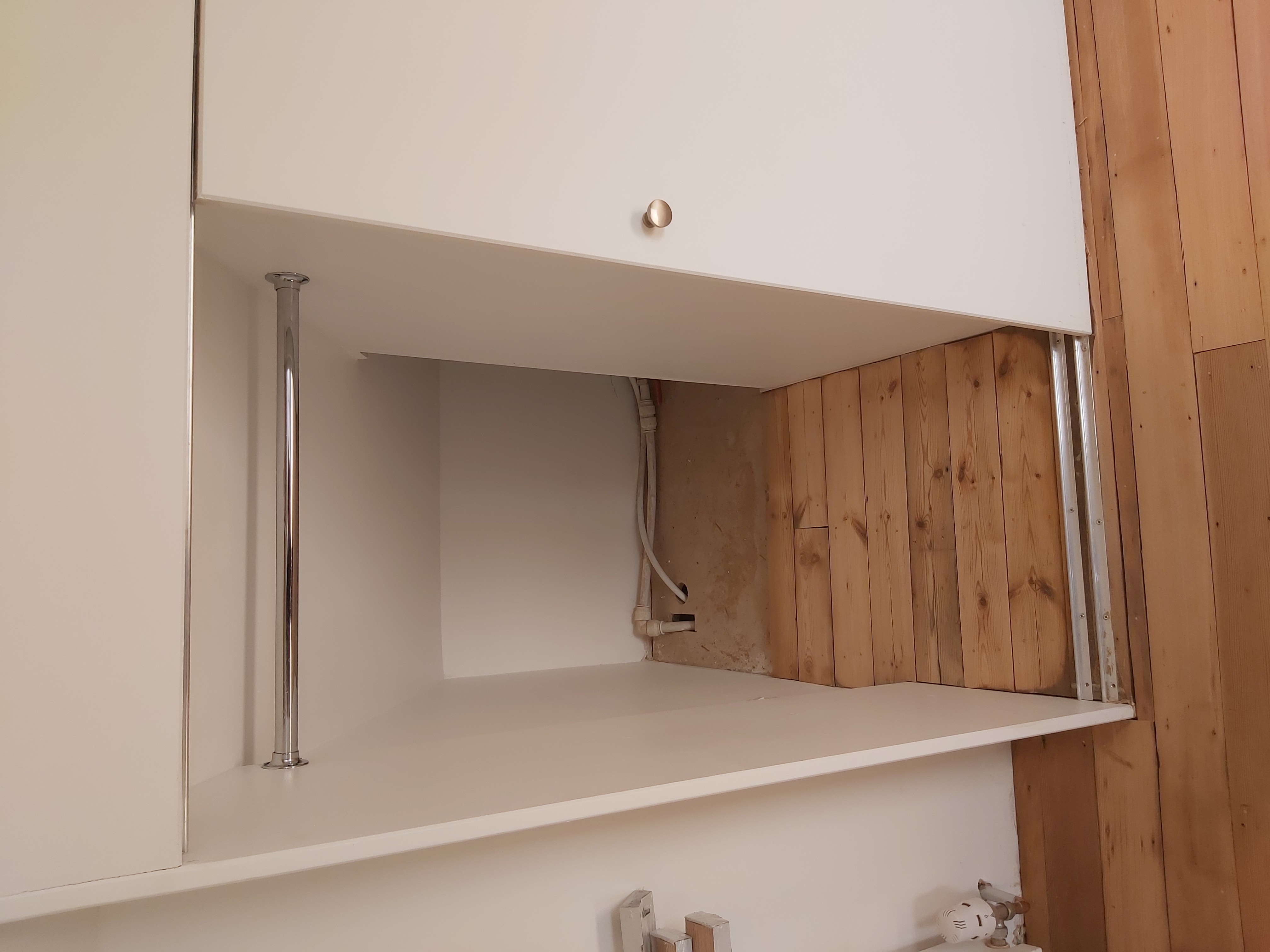 Floorboards floor after sanding work in SE1