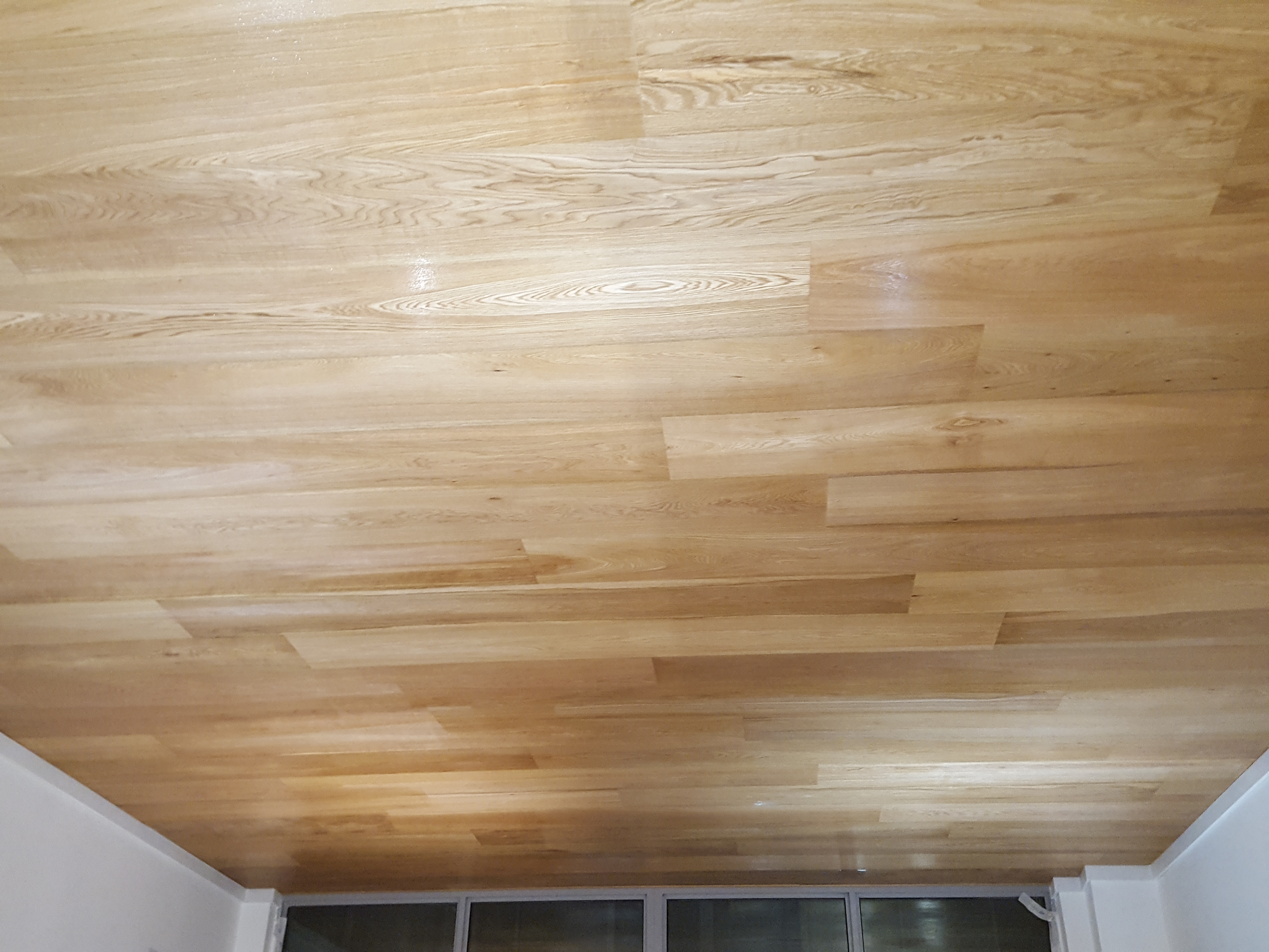 Engineered Wood floor after fitting work in SE1