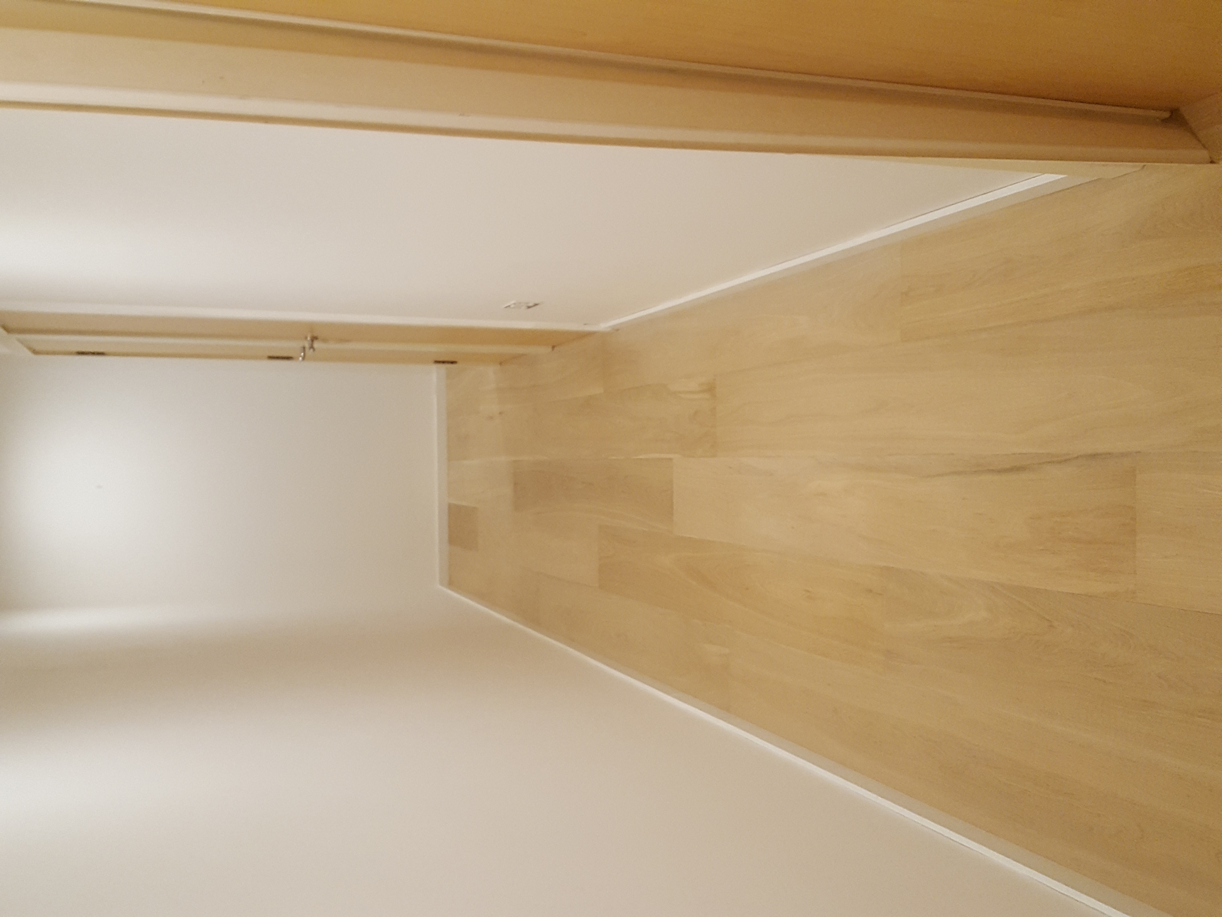 Engineered Wood floor after fitting work in SE1