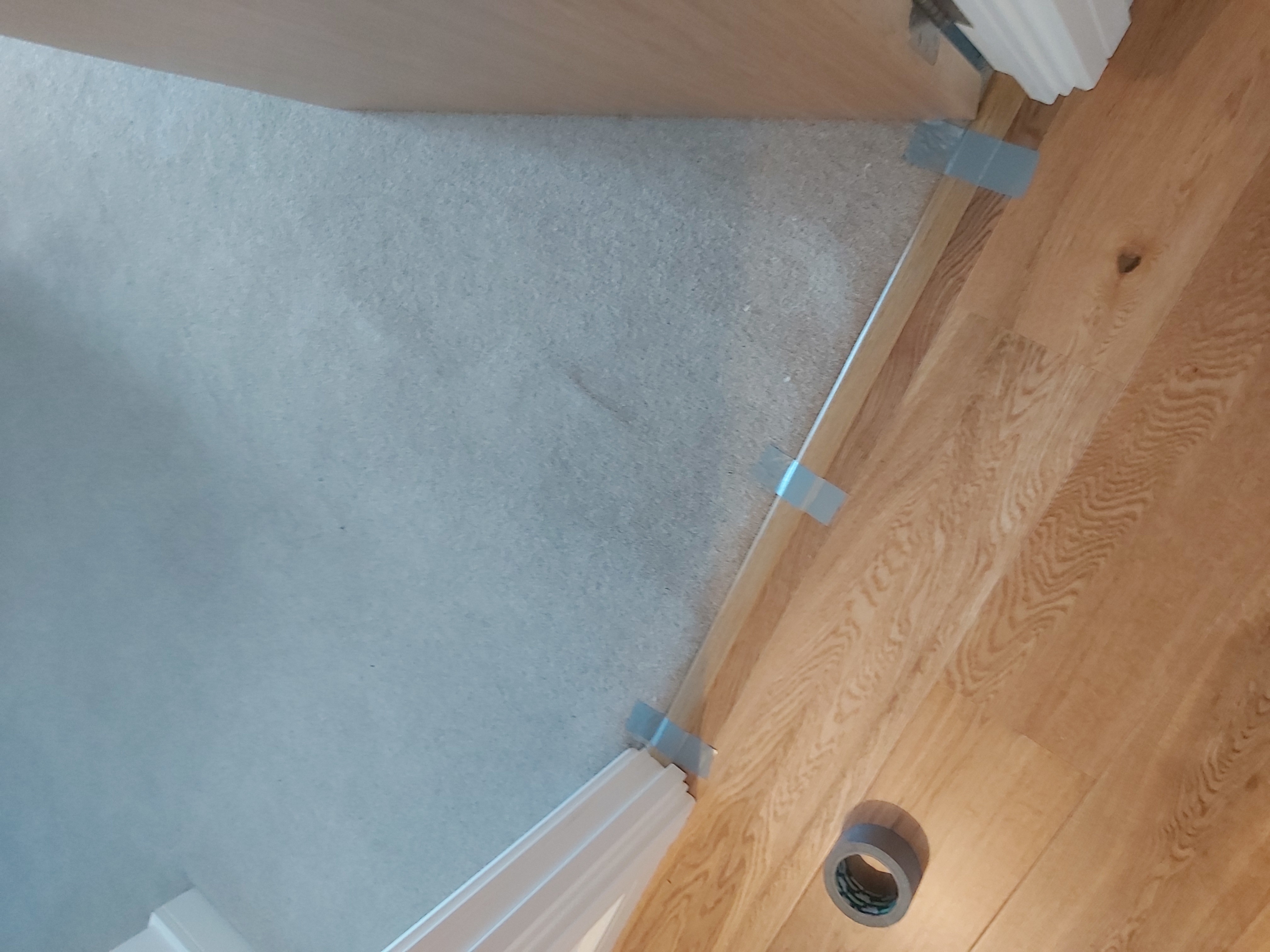 Wood Floor floor after fitting work in SE17