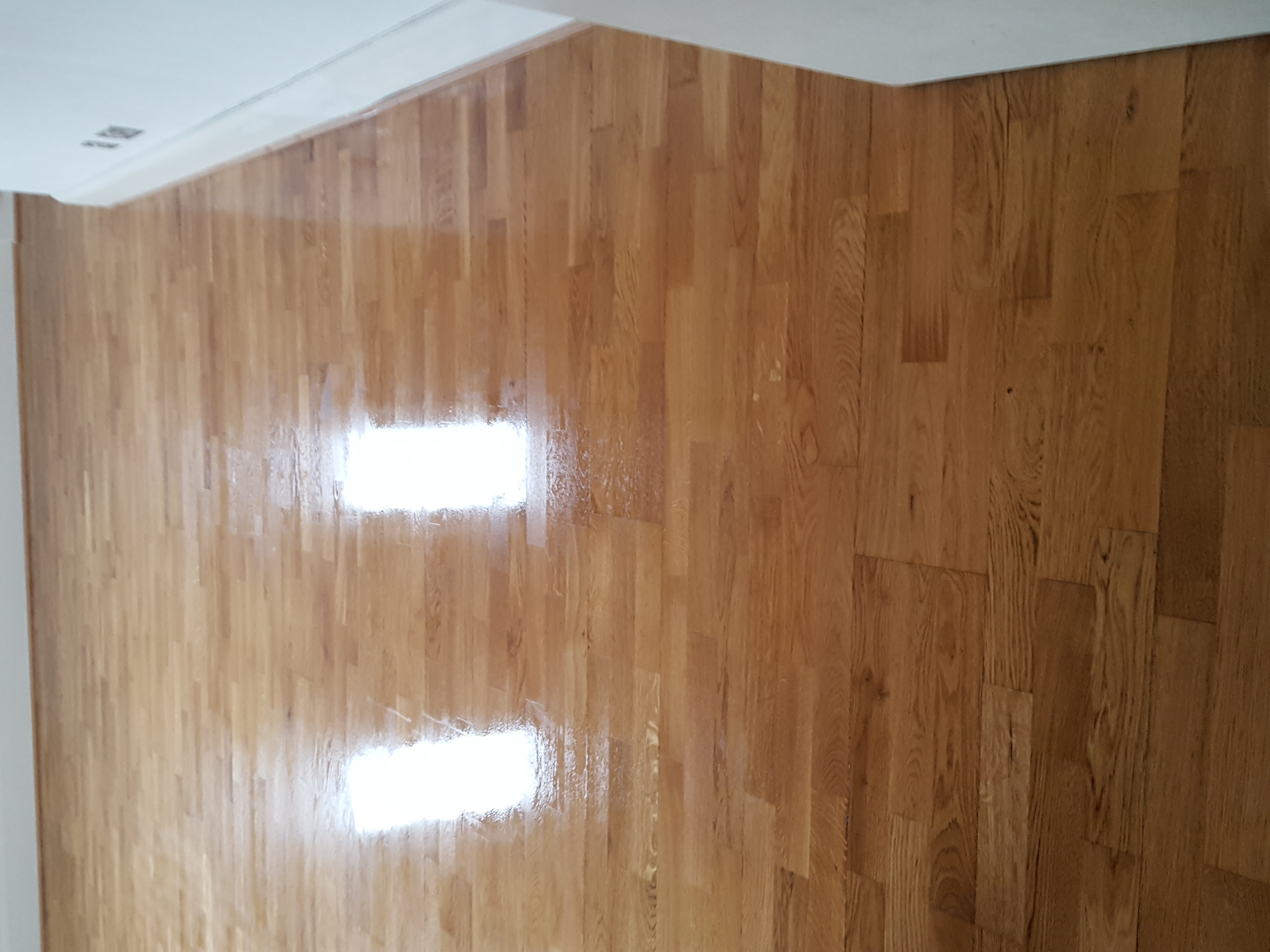 Engineered Wood floor after sanding work in SE1