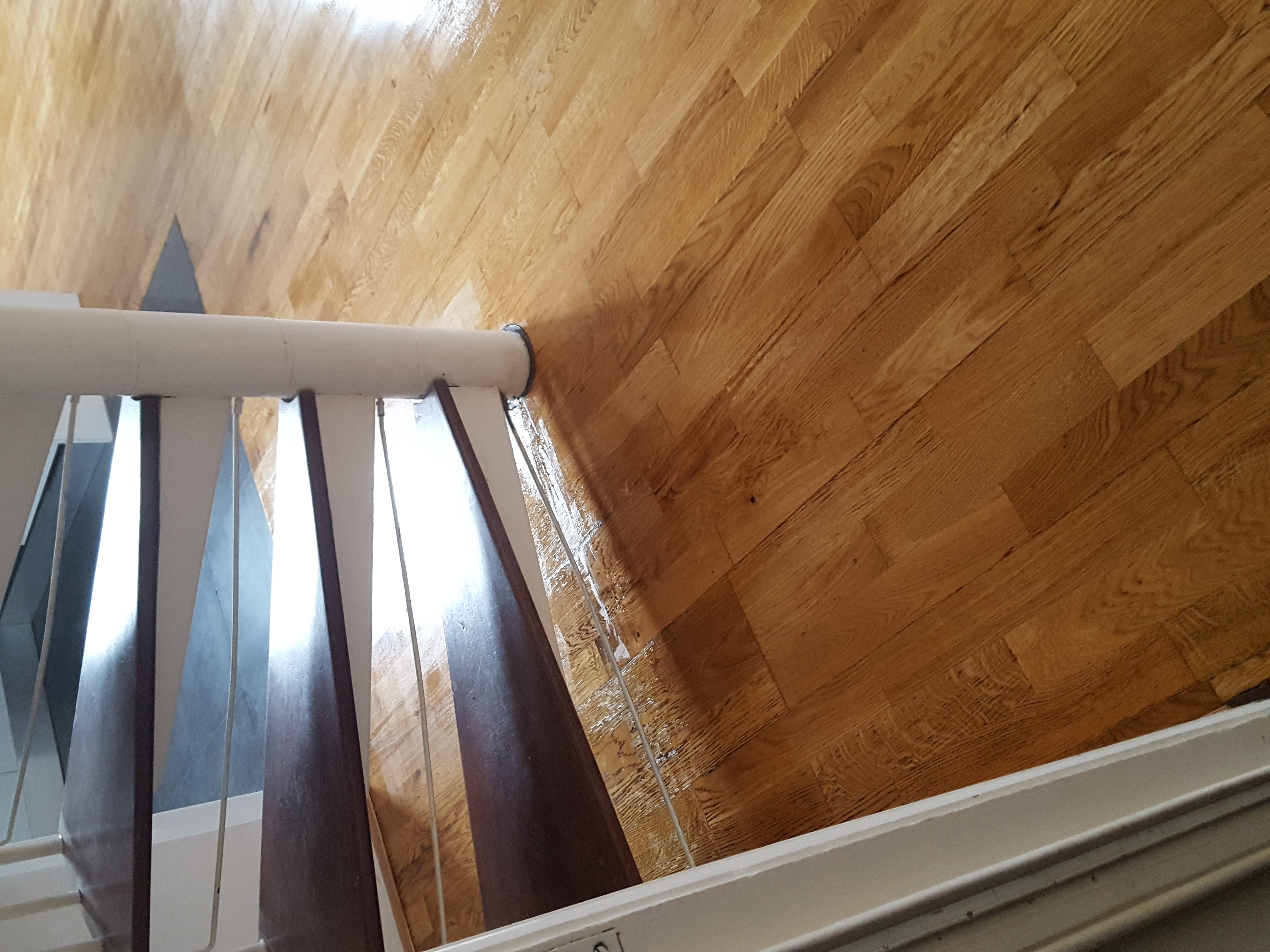 Engineered Wood floor after sanding work in SE1