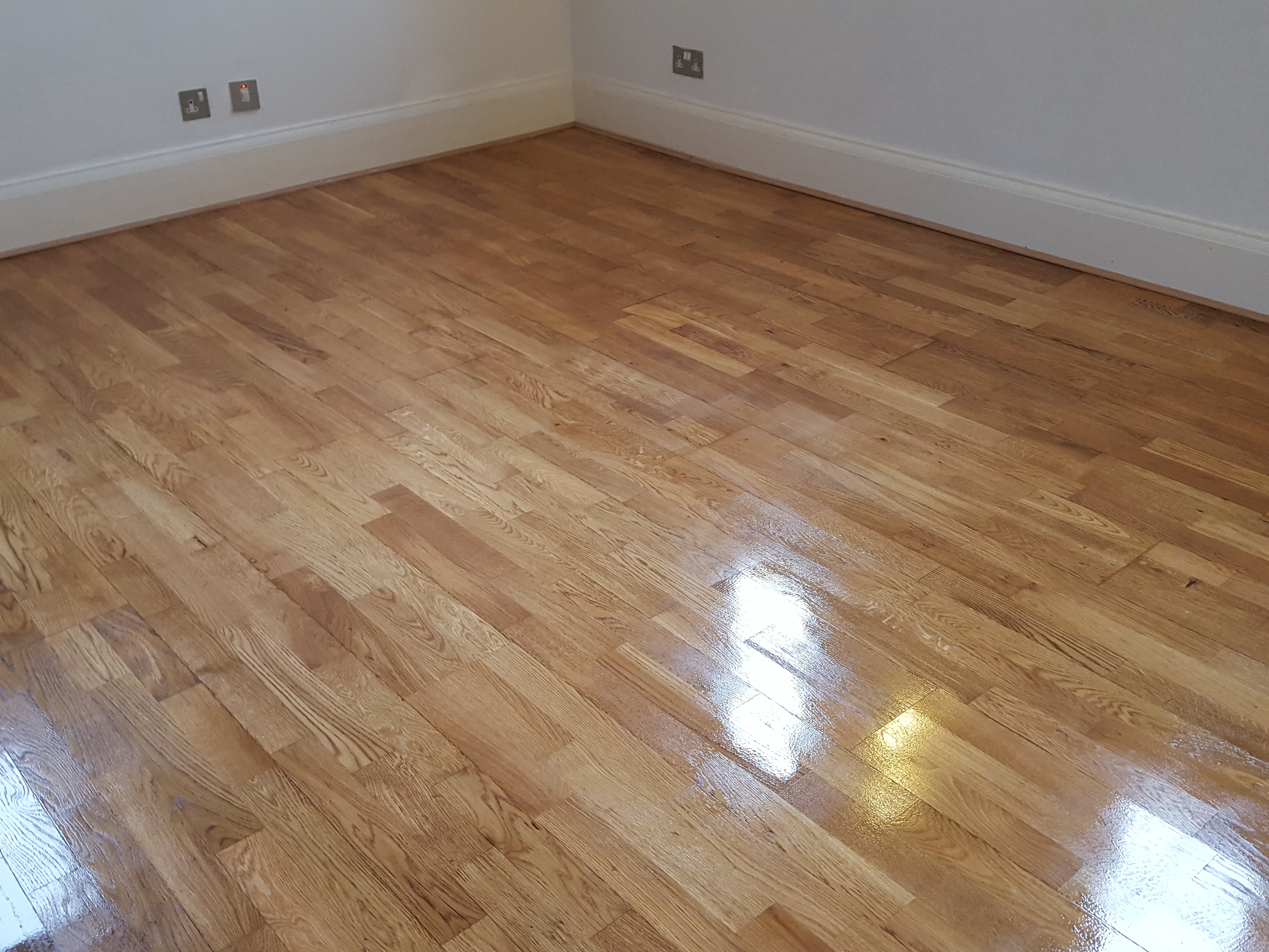 Engineered Wood floor after sanding work in SE1
