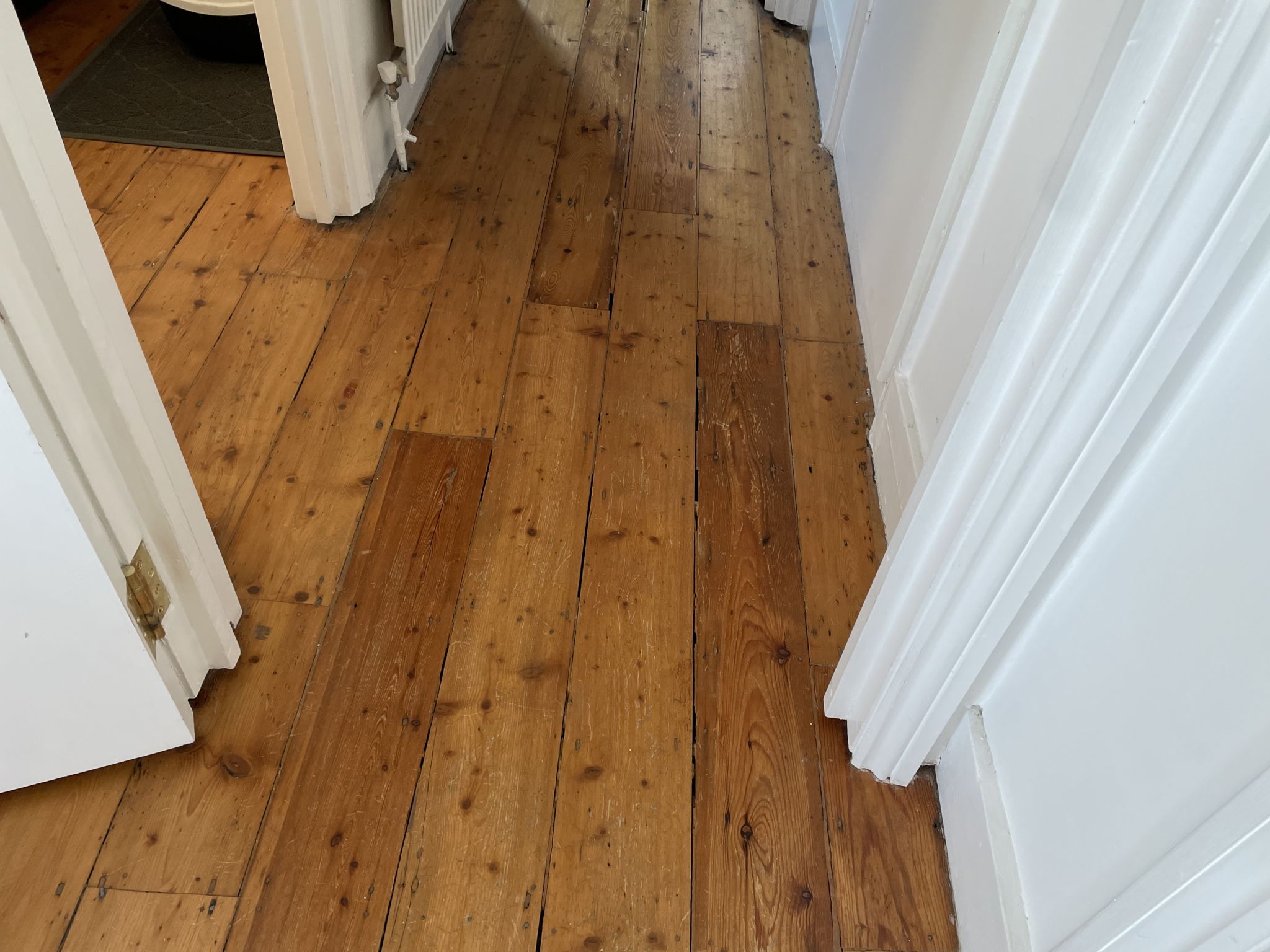 Floor condition before work at SE19