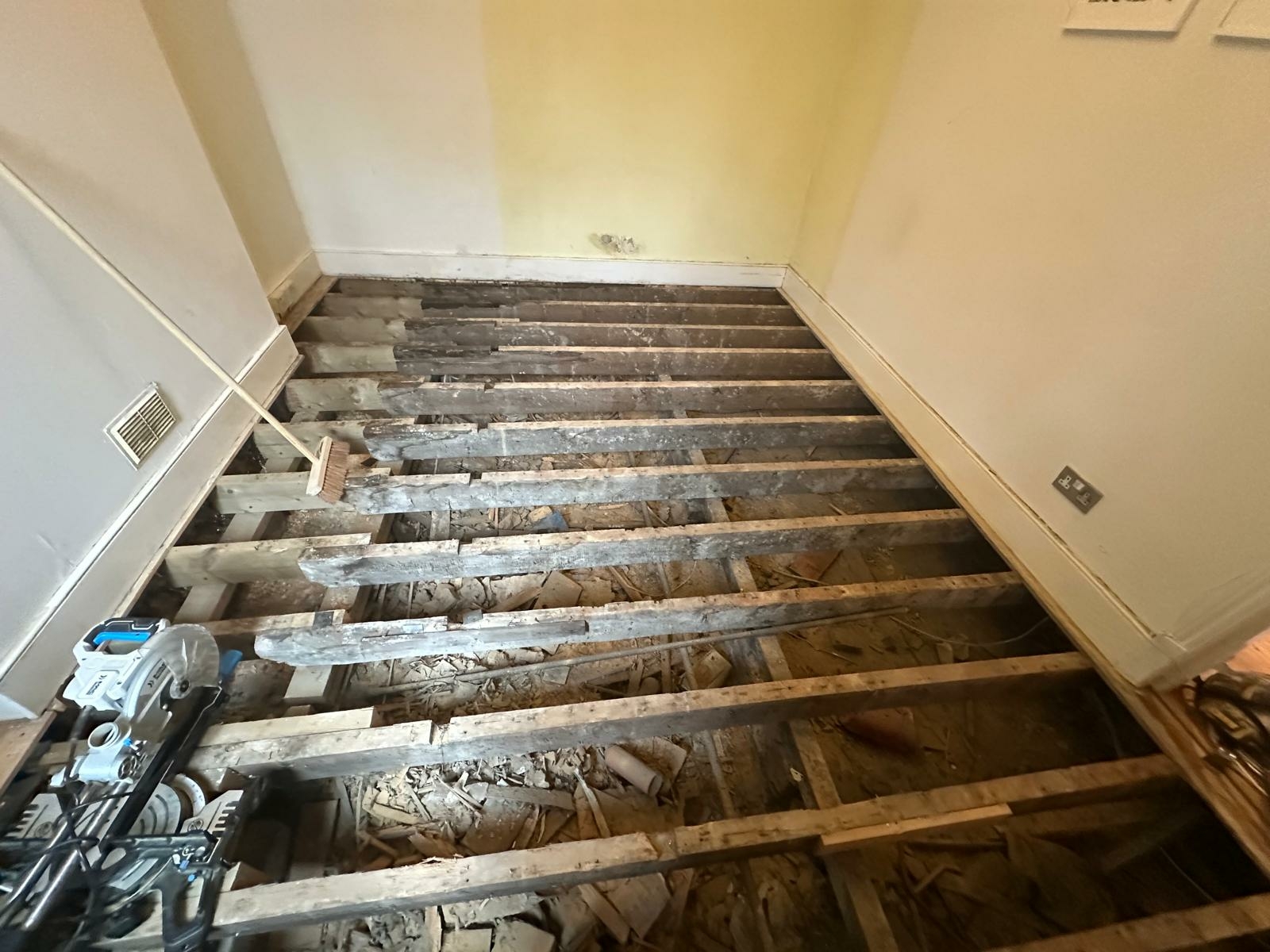 Completed floor, London