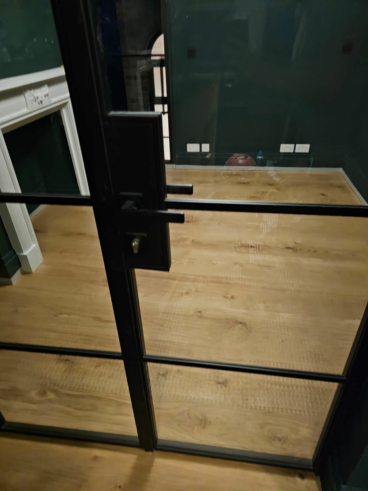 Wood Floor floor after sanding work in SE21