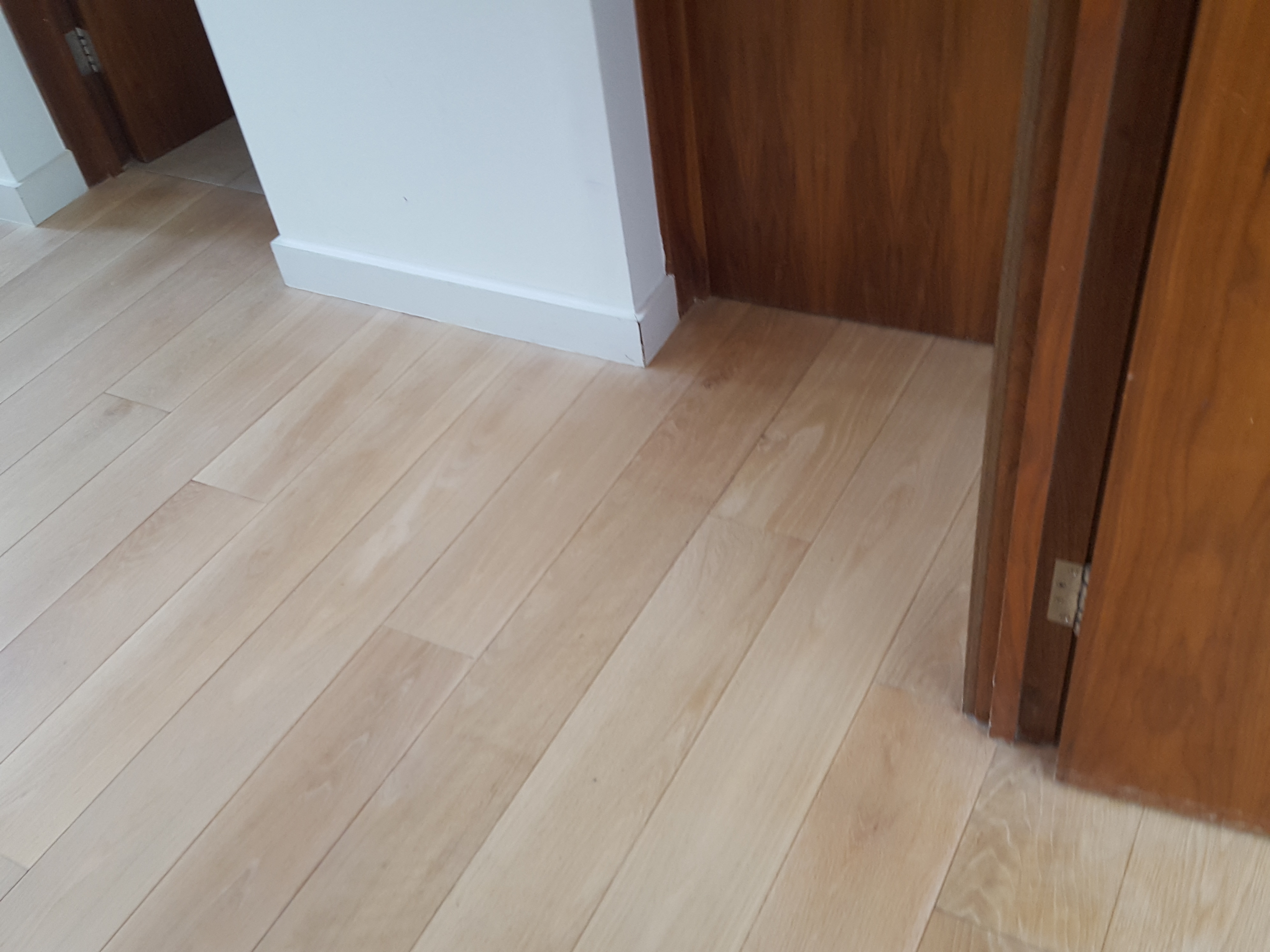 Wood Floor floor after sanding work in SE21