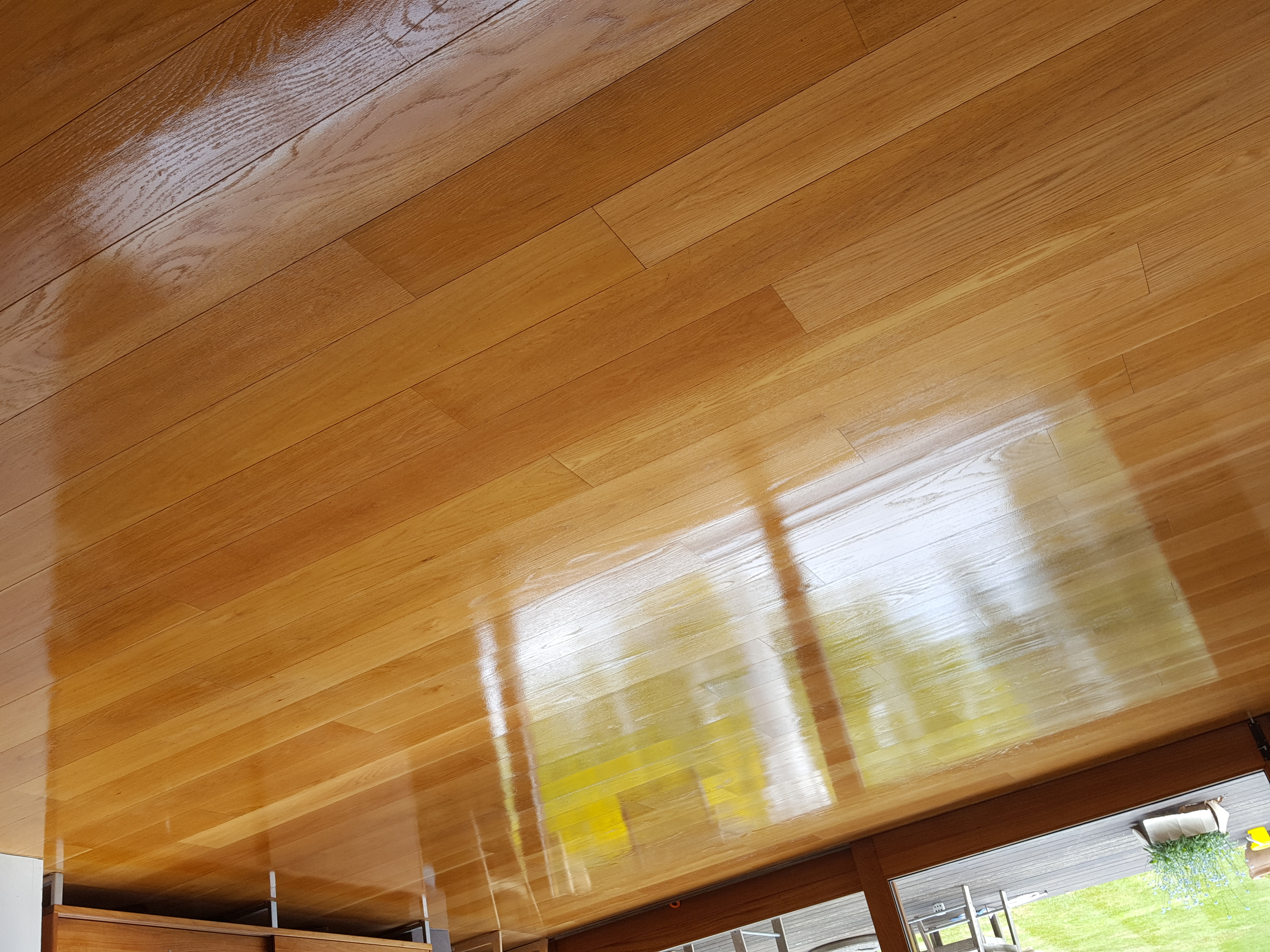 Wood Floor floor after sanding work in SE21