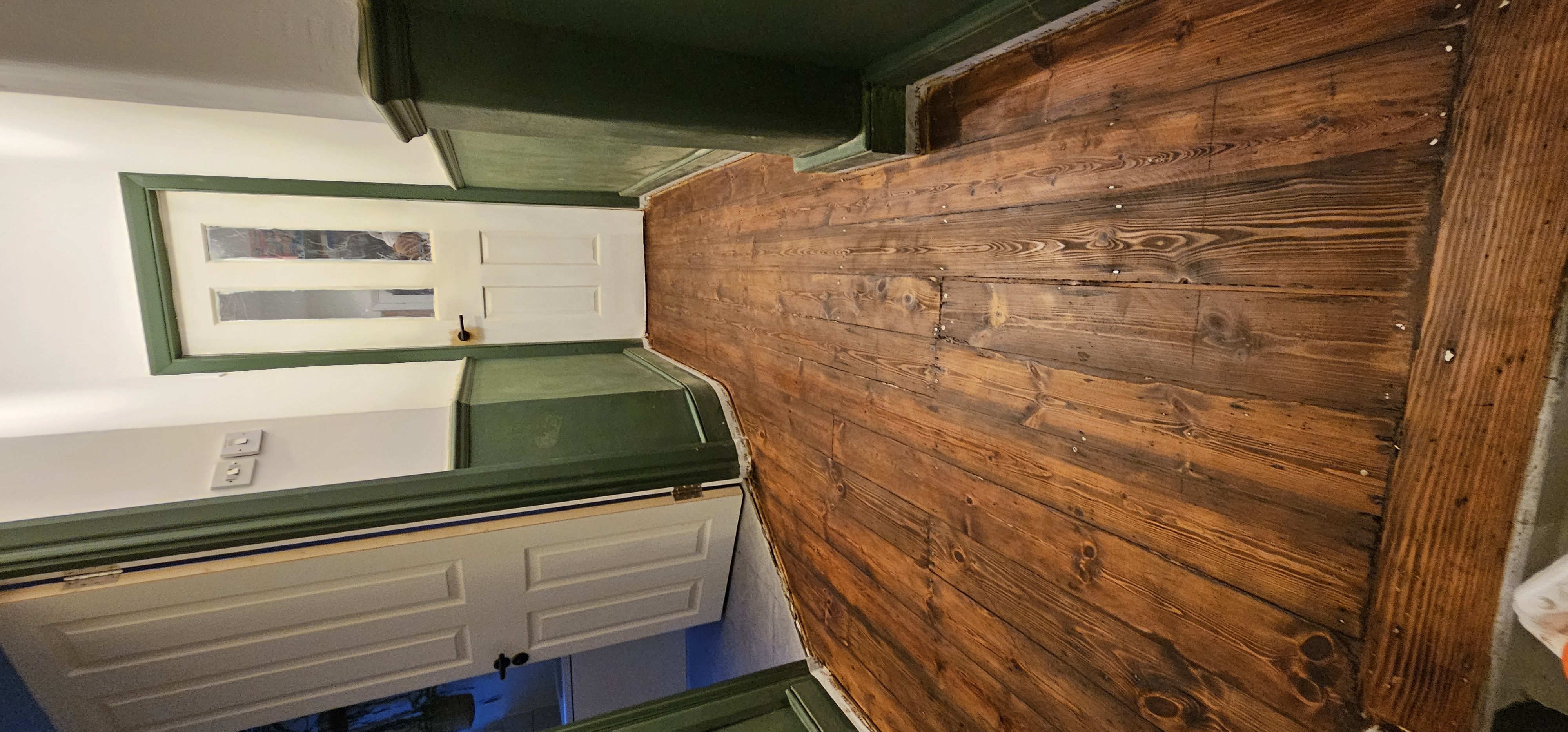 Floorboards floor after sanding work in SE23